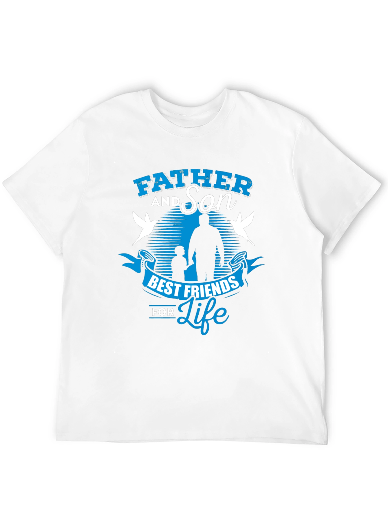 Black Father and Son Best Friends T-Shirt view 12
