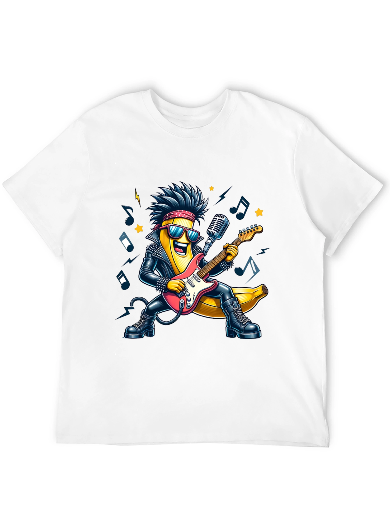 Black Rockstar Banana T-Shirt view 12