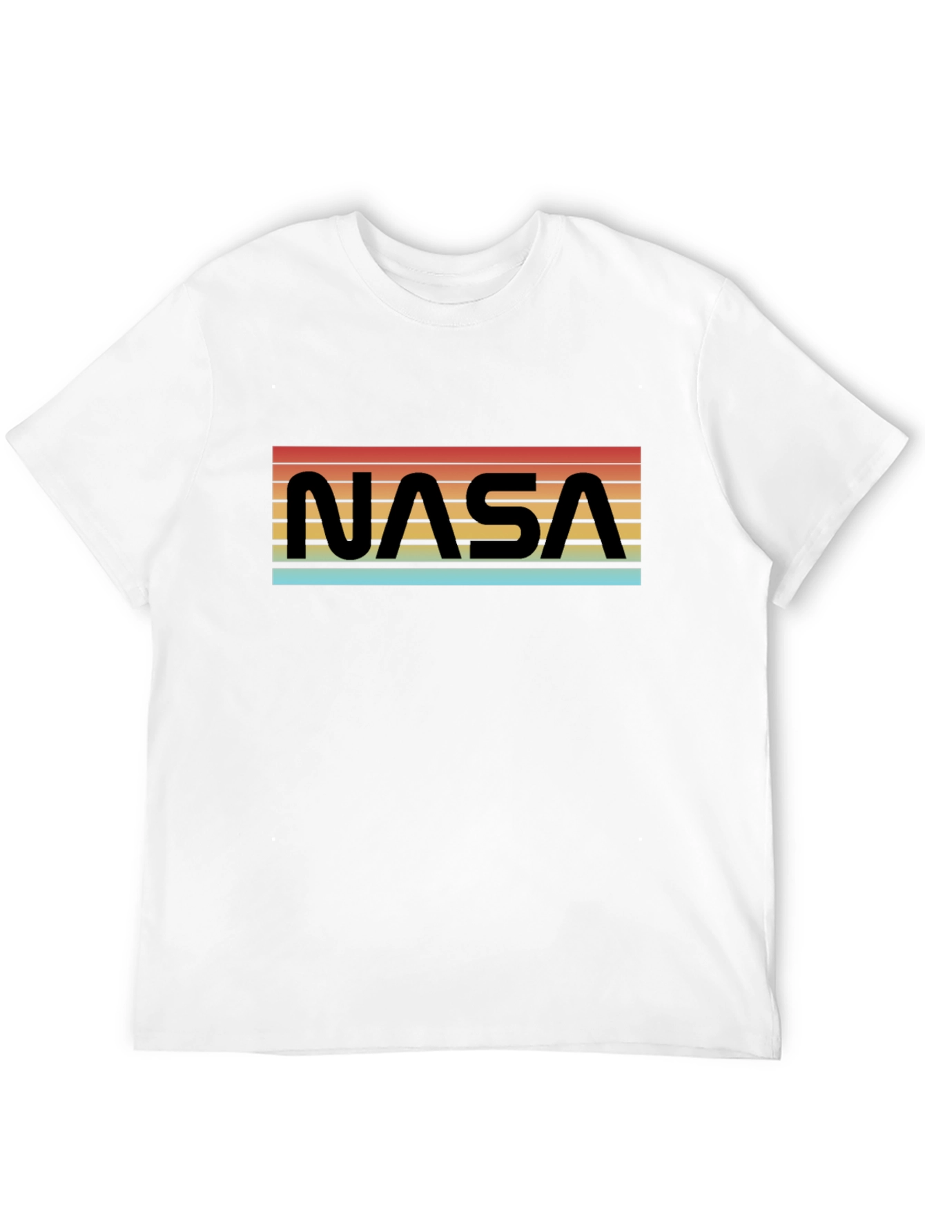 Black Retro NASA T-Shirt - Space Exploration Tee view 12