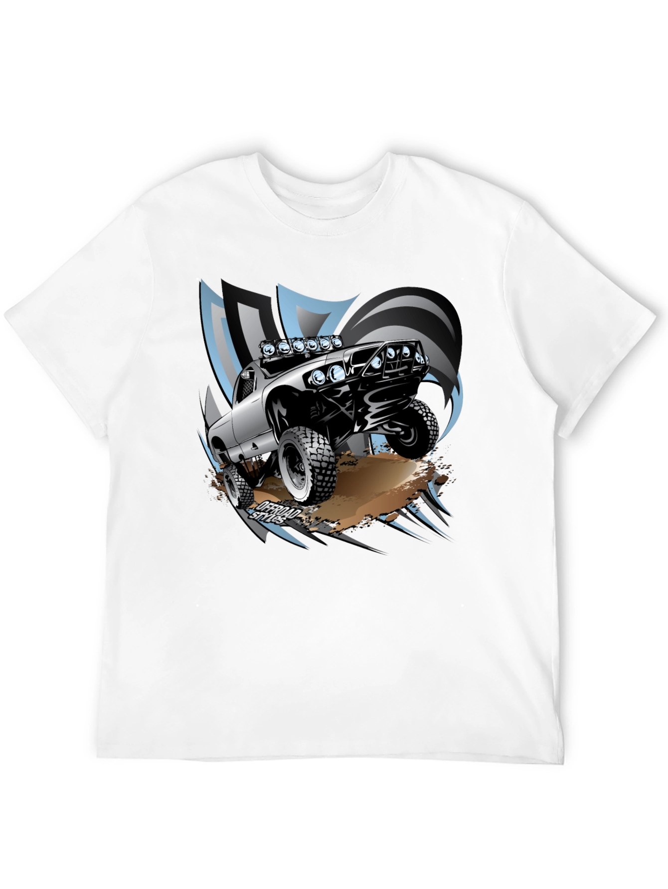 Black Off-Road Truck Graphic Tee - Black view 12