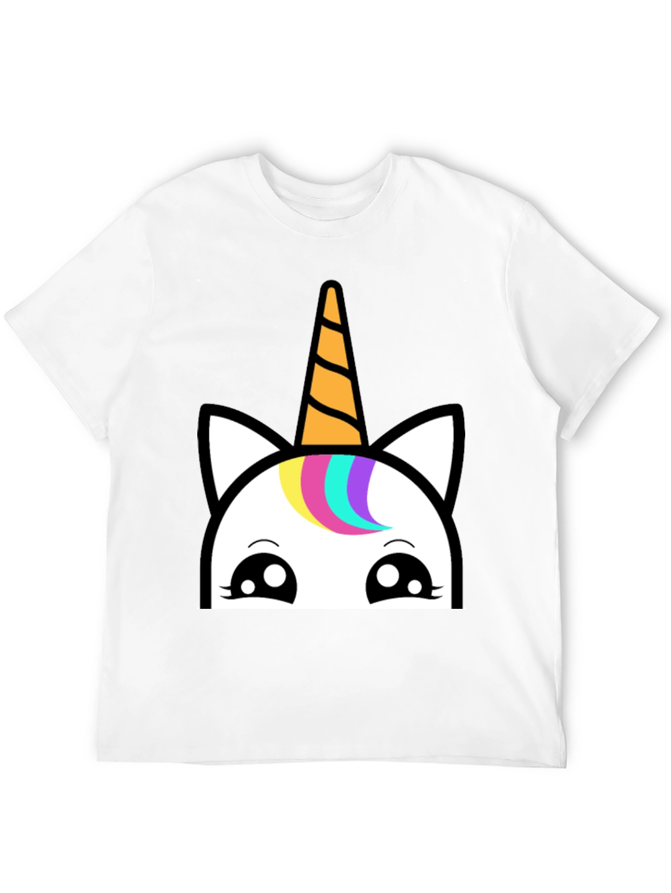 Black Unicorn Graphic T-Shirt - Black Cotton Tee view 12