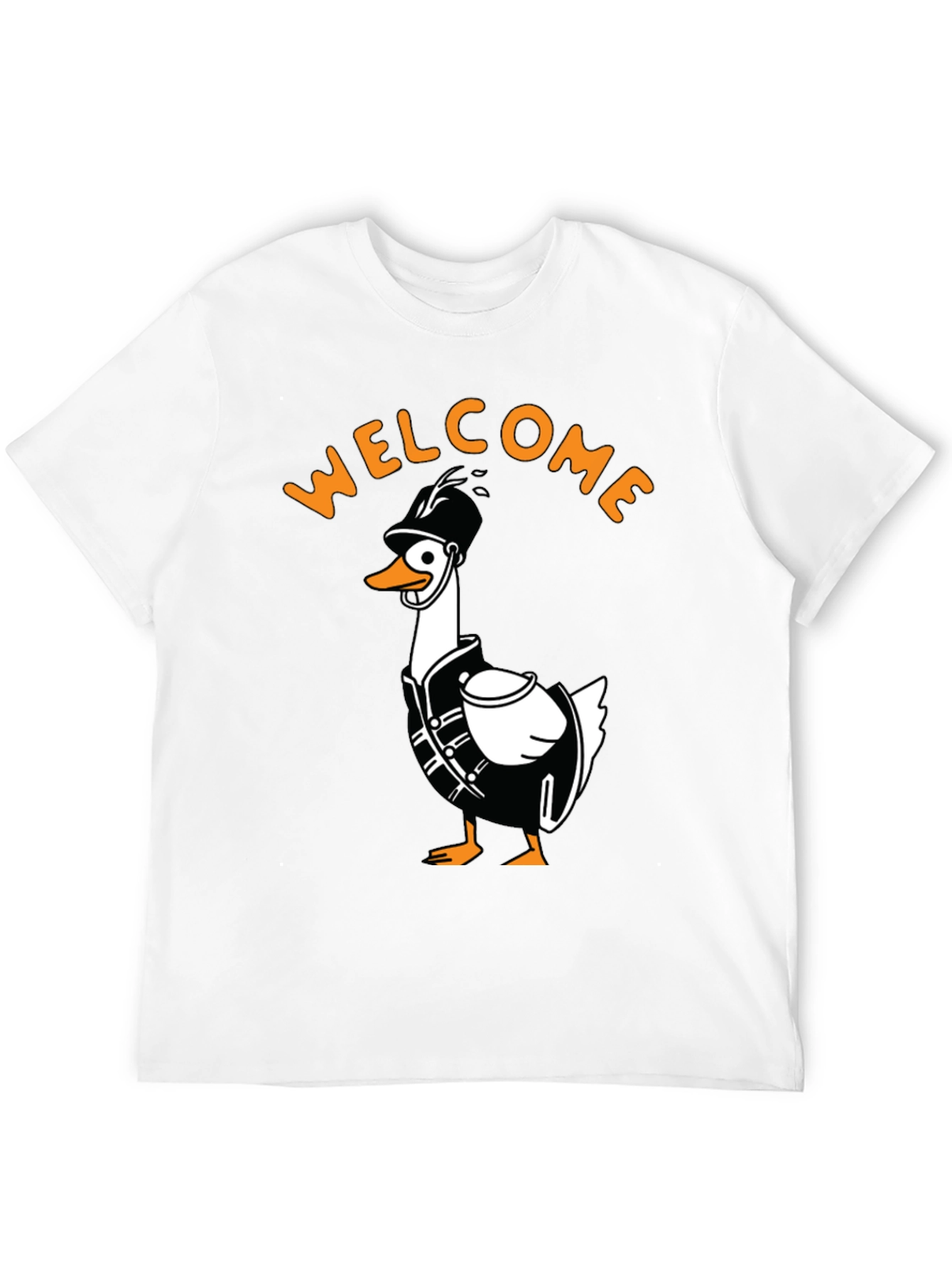 Black Welcome Duck Band T-Shirt view 12