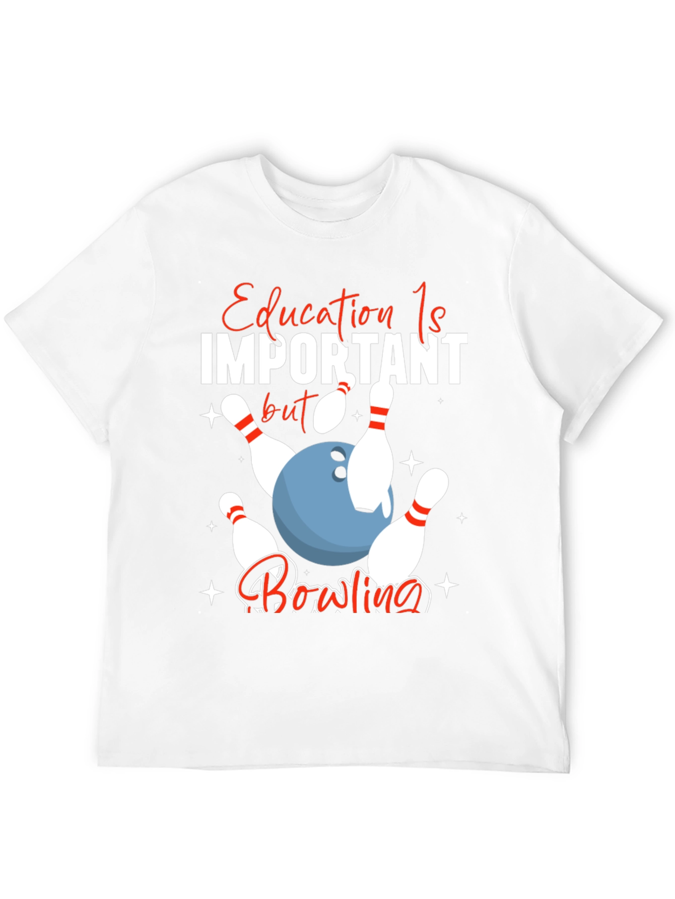 Black Education is Important Bowling T-Shirt view 12