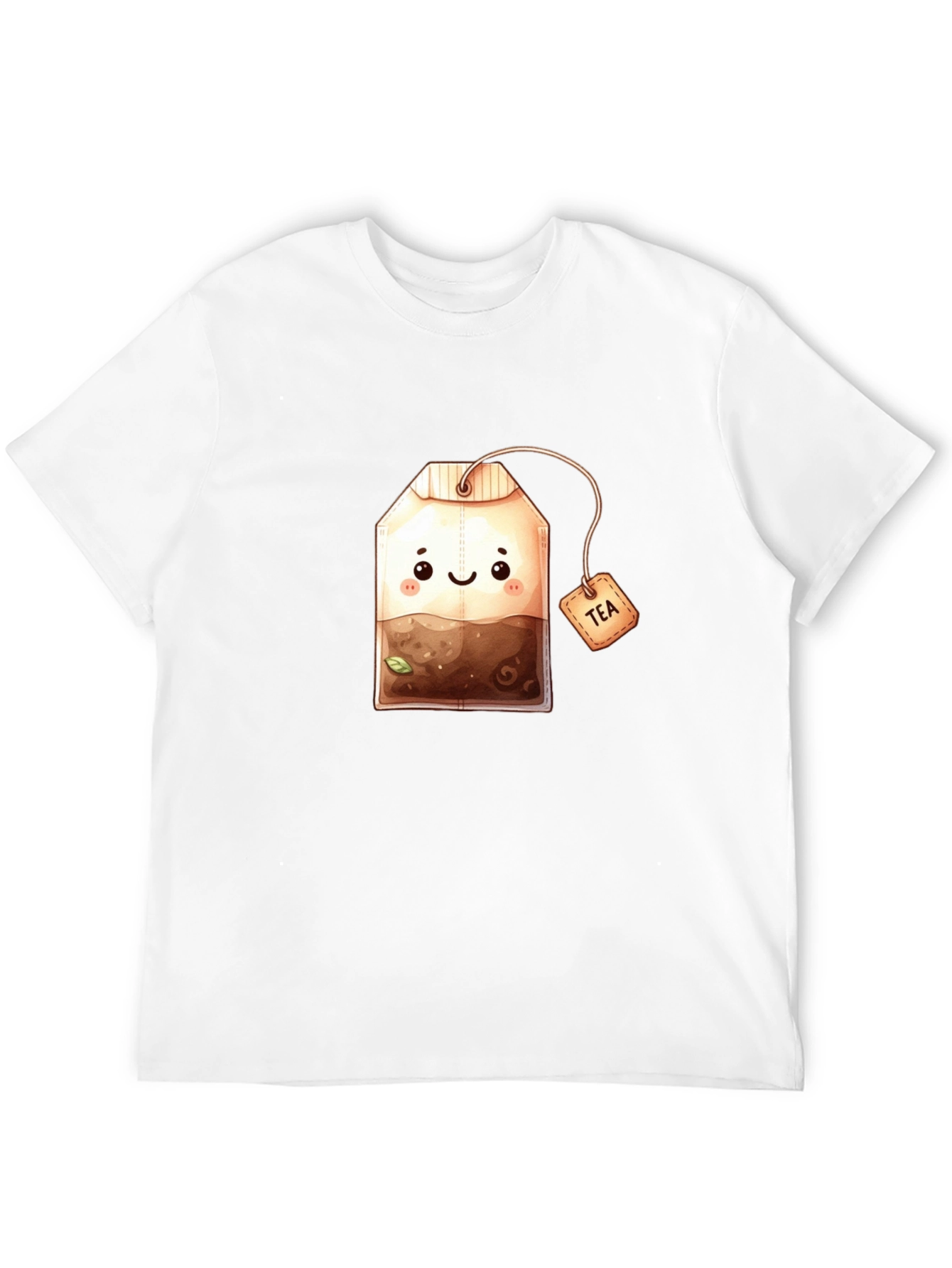 Black Cute Tea Bag Graphic Tee view 12
