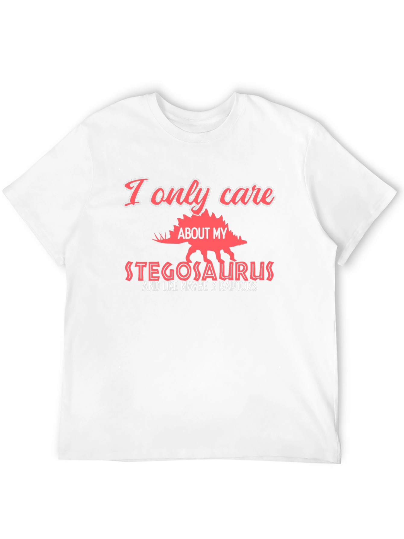 Black Stegosaurus Lover T-Shirt - Dinosaur Fan Tee view 12