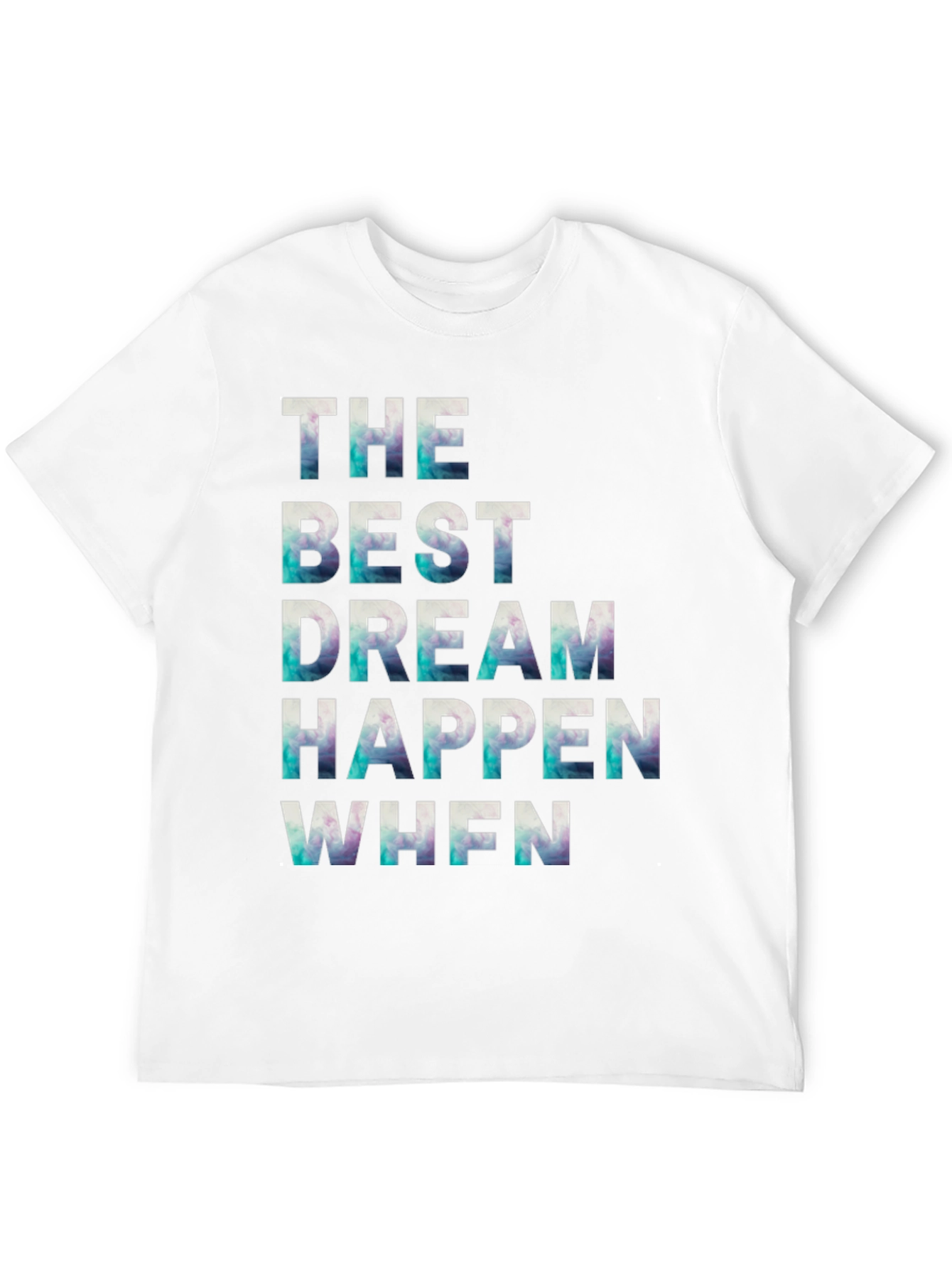 Black Inspirational Graphic Tee: The Best Dream Happen When view 12