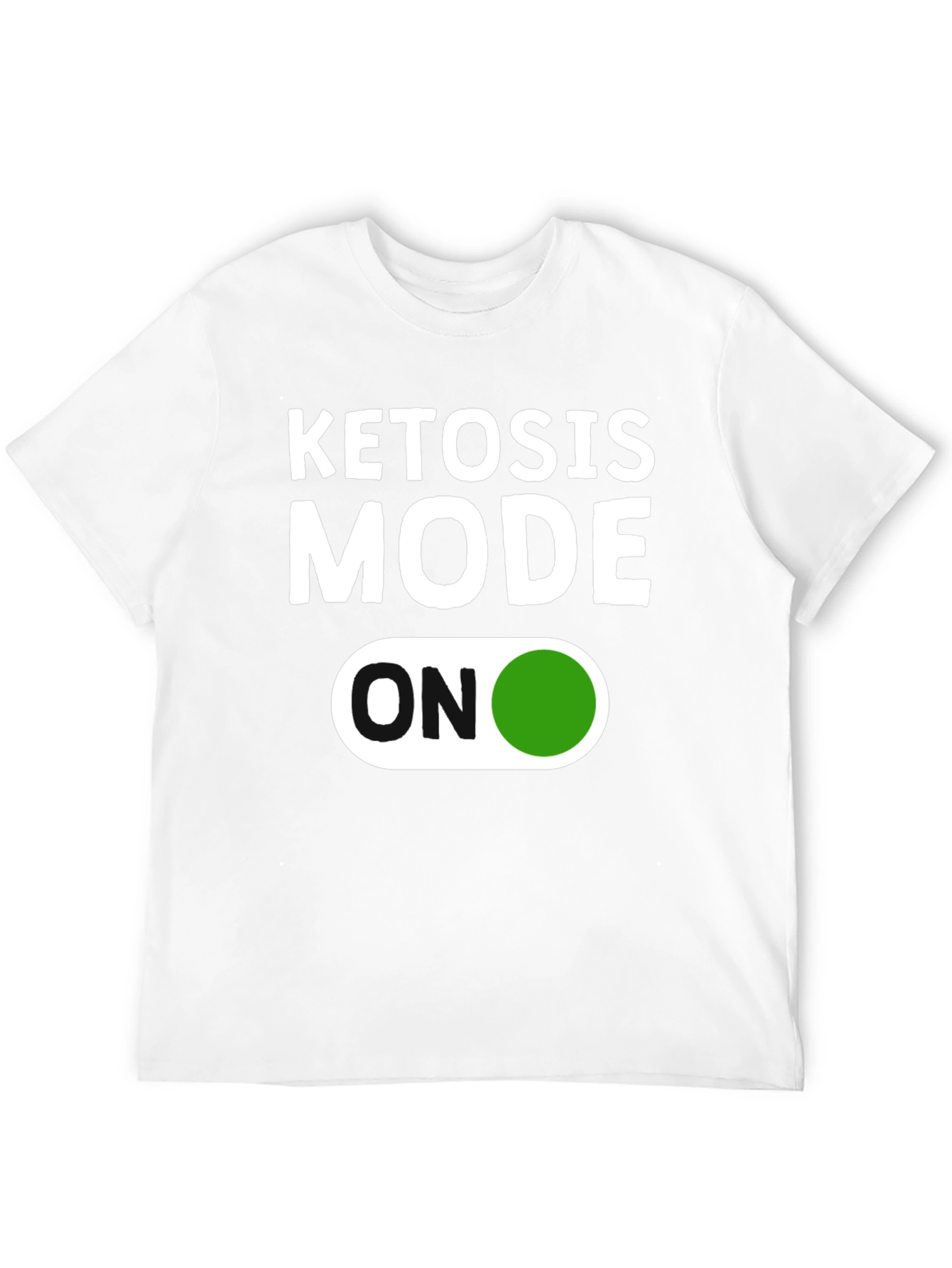 Black Ketosis Mode ON - Novelty Graphic T-Shirt view 12