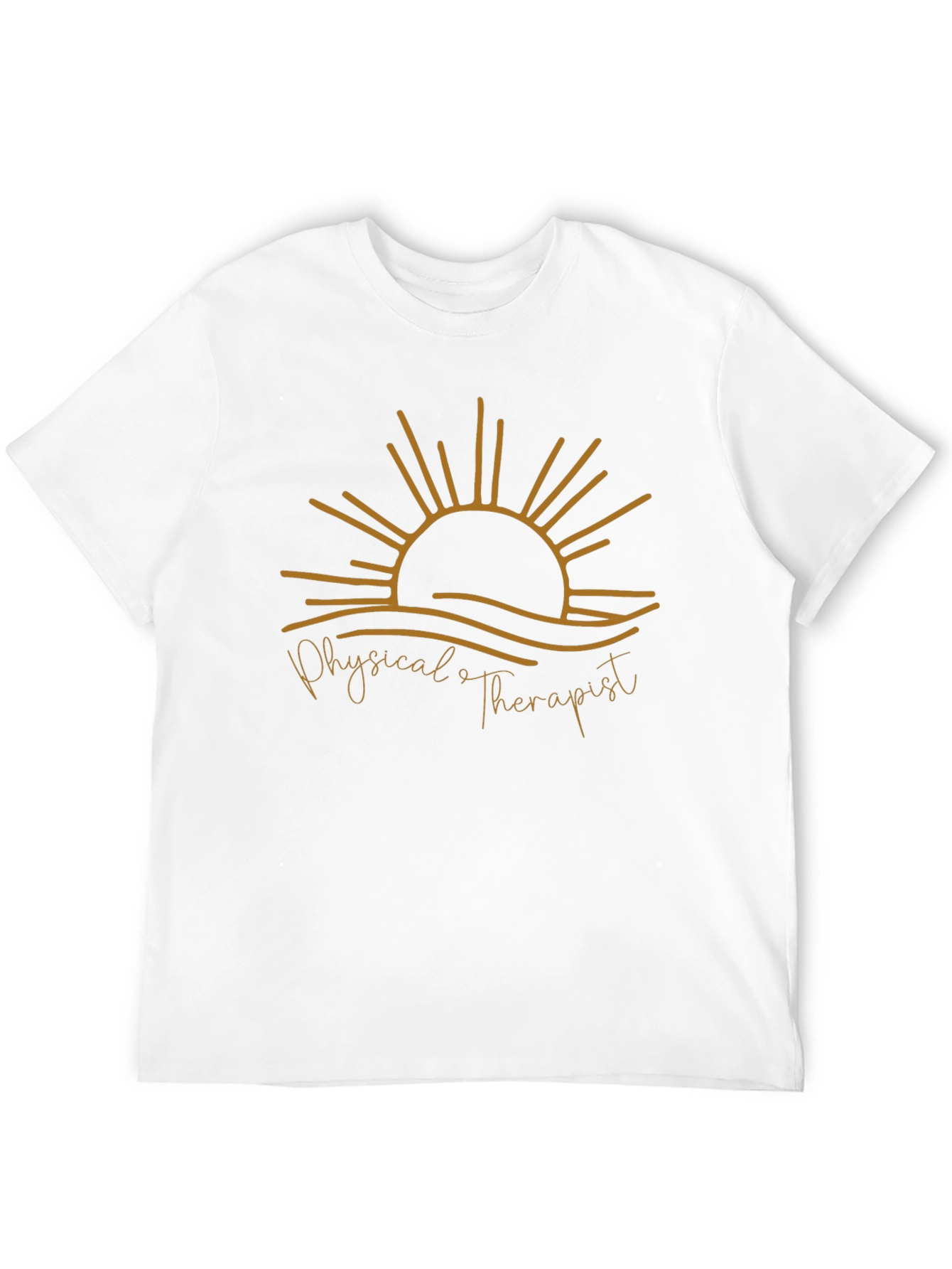 Black Physical Therapist Sun Graphic Tee view 12