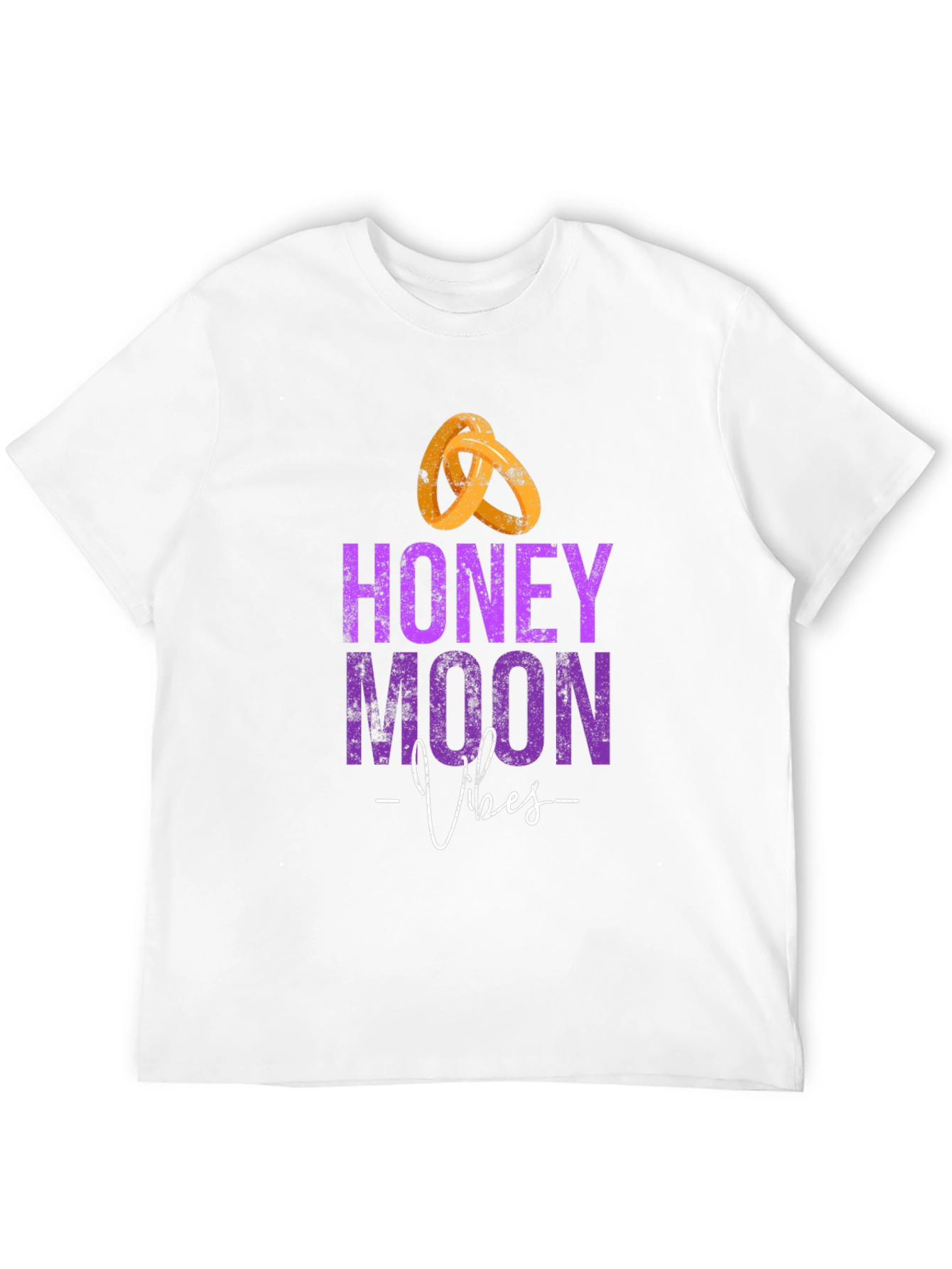 Black Honeymoon Vibes Black T-Shirt view 12