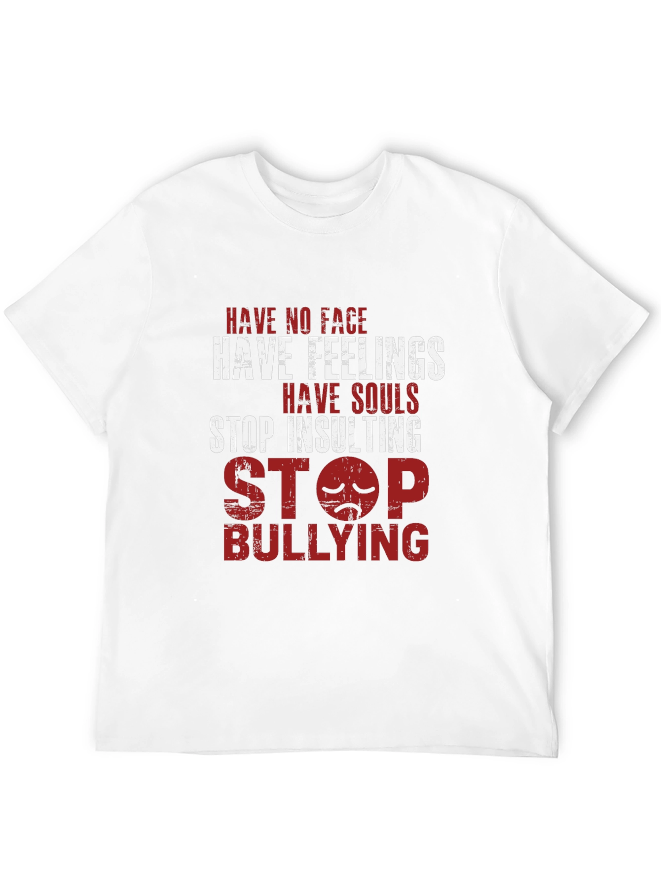 Black Stop Bullying Graphic Tee - Black Casual T-Shirt view 12