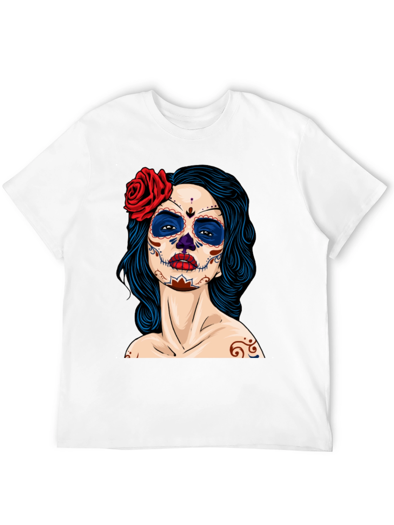 Black Day of the Dead T-Shirt view 12