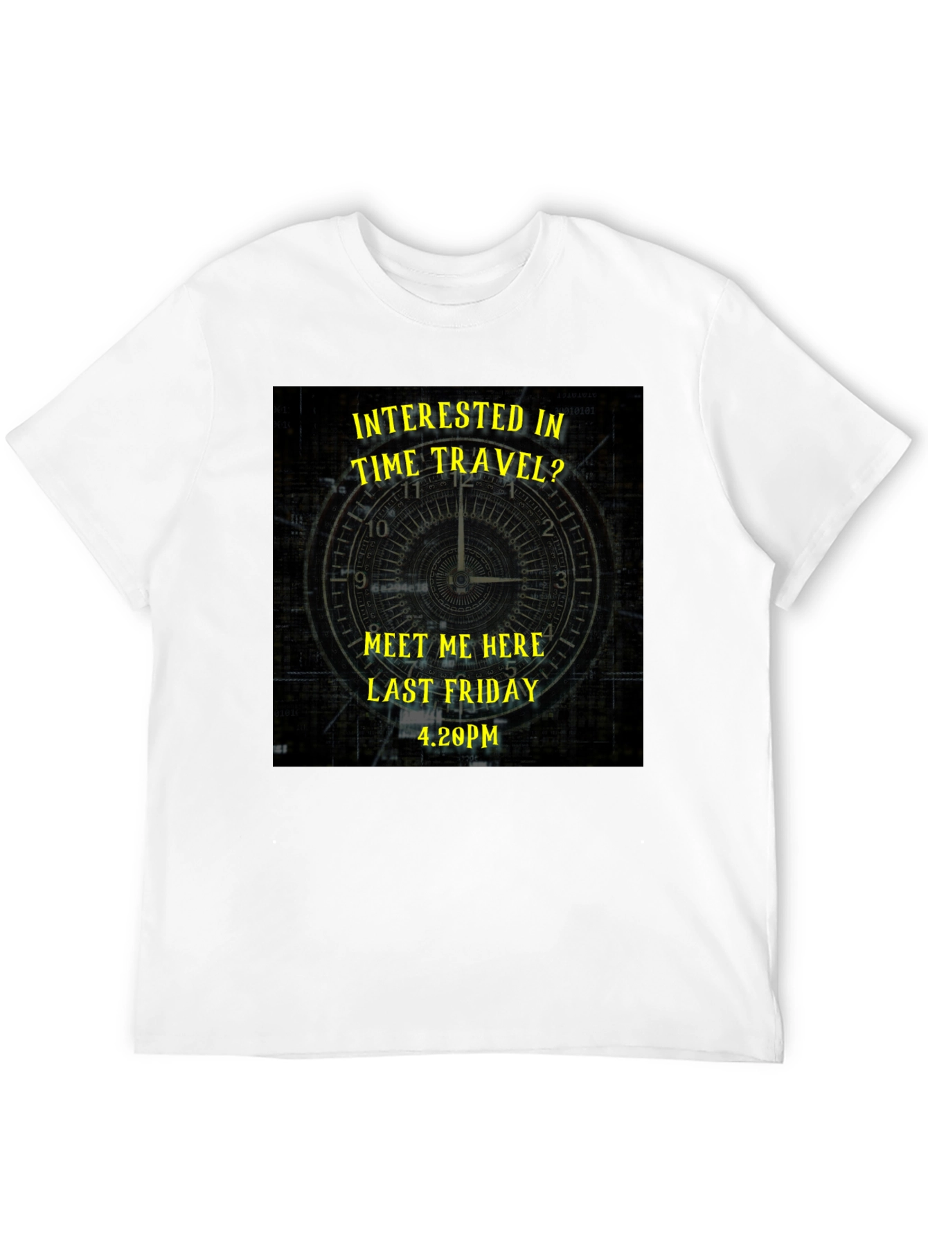 Black Time Travel Graphic Tee - Last Friday Meeting view 12