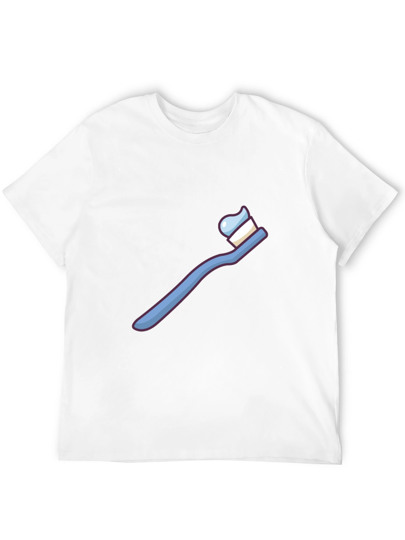 Black Toothbrush Graphic Tee - Fresh & Fun T-Shirt view 12