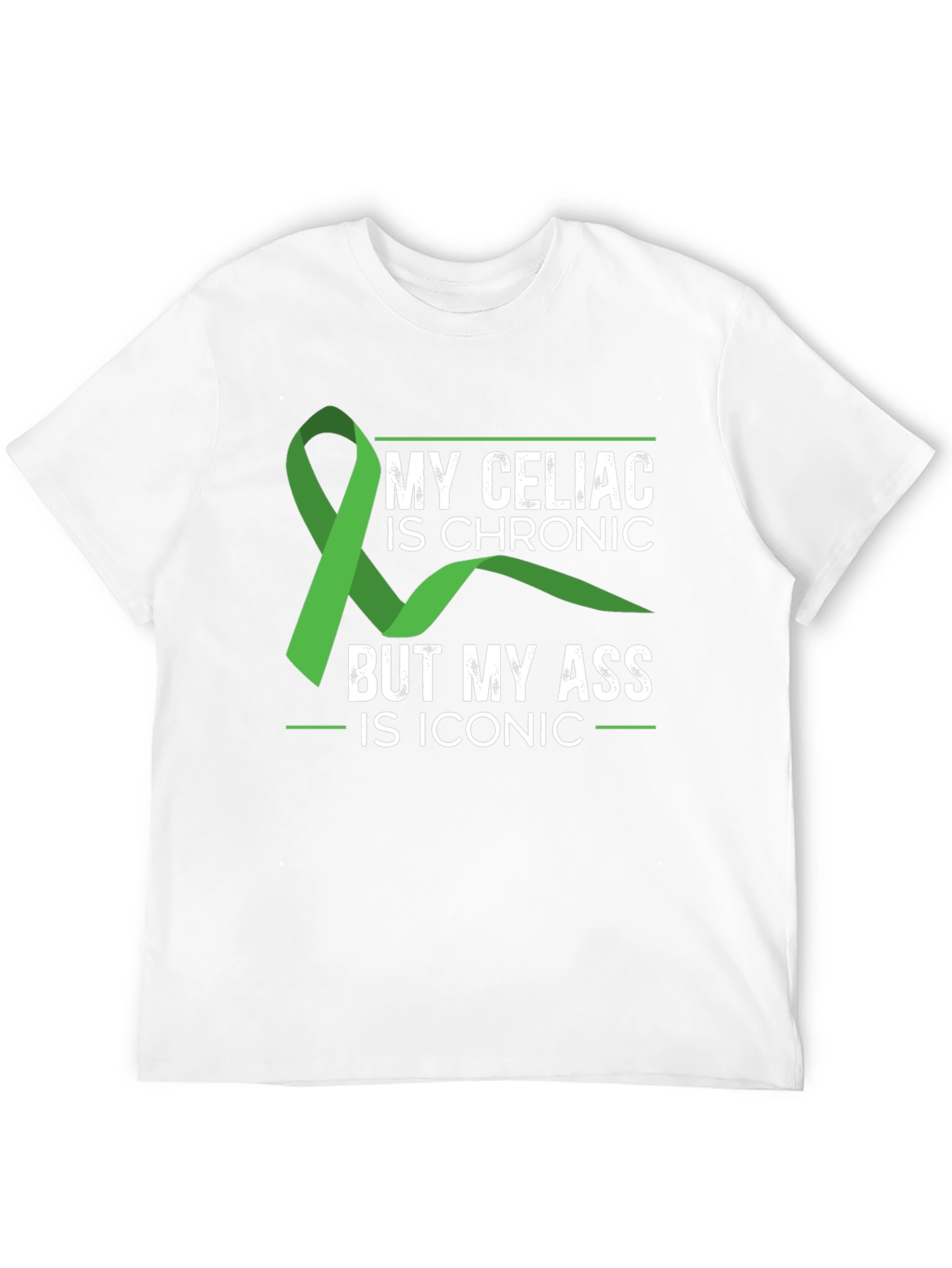 Black Celiac Awareness T-Shirt - Iconic Style, Chronic Condition view 12