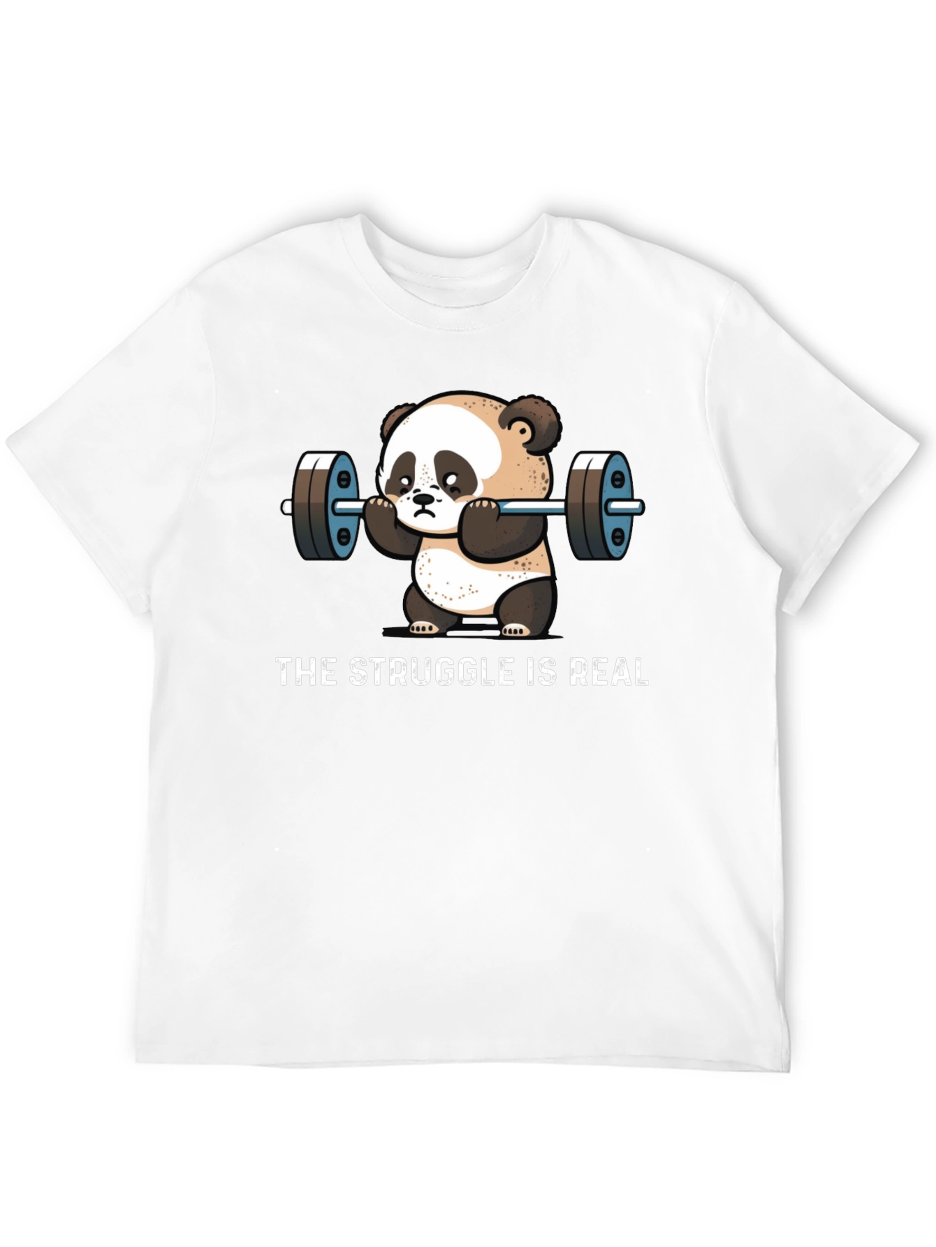 The Struggle is Real Panda T-Shirt - 12