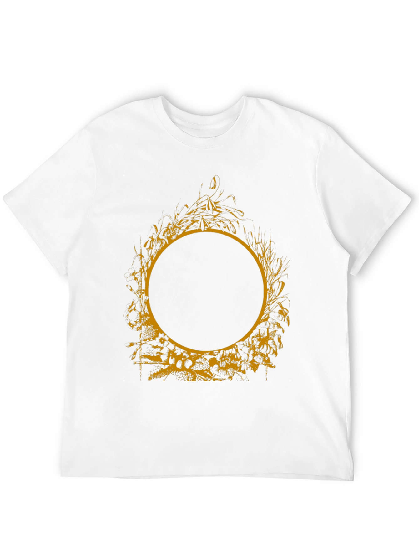 Black Abstract Graphic Tee - Black Cotton Blend view 12