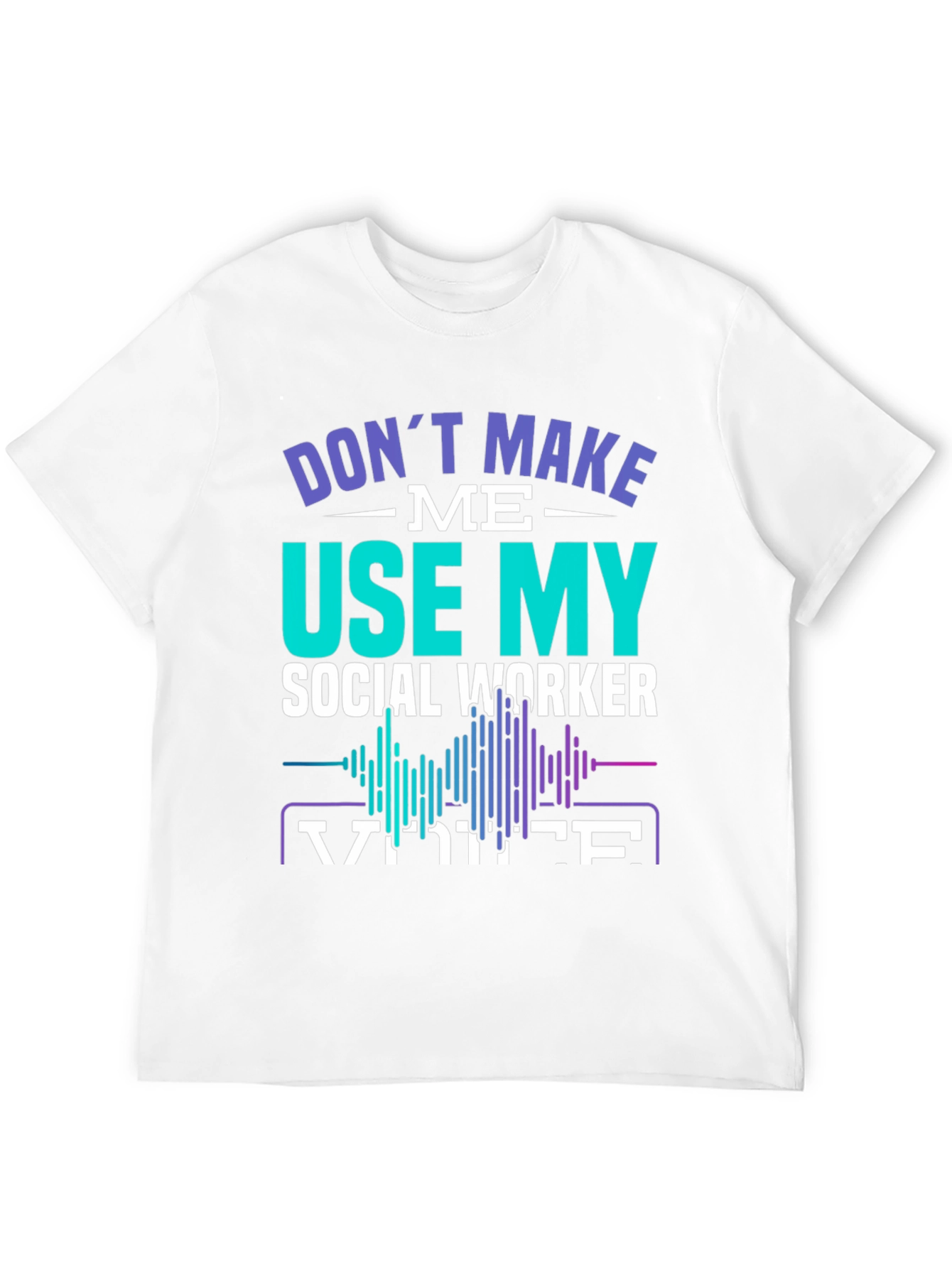 Black Social Worker Voice T-Shirt view 12