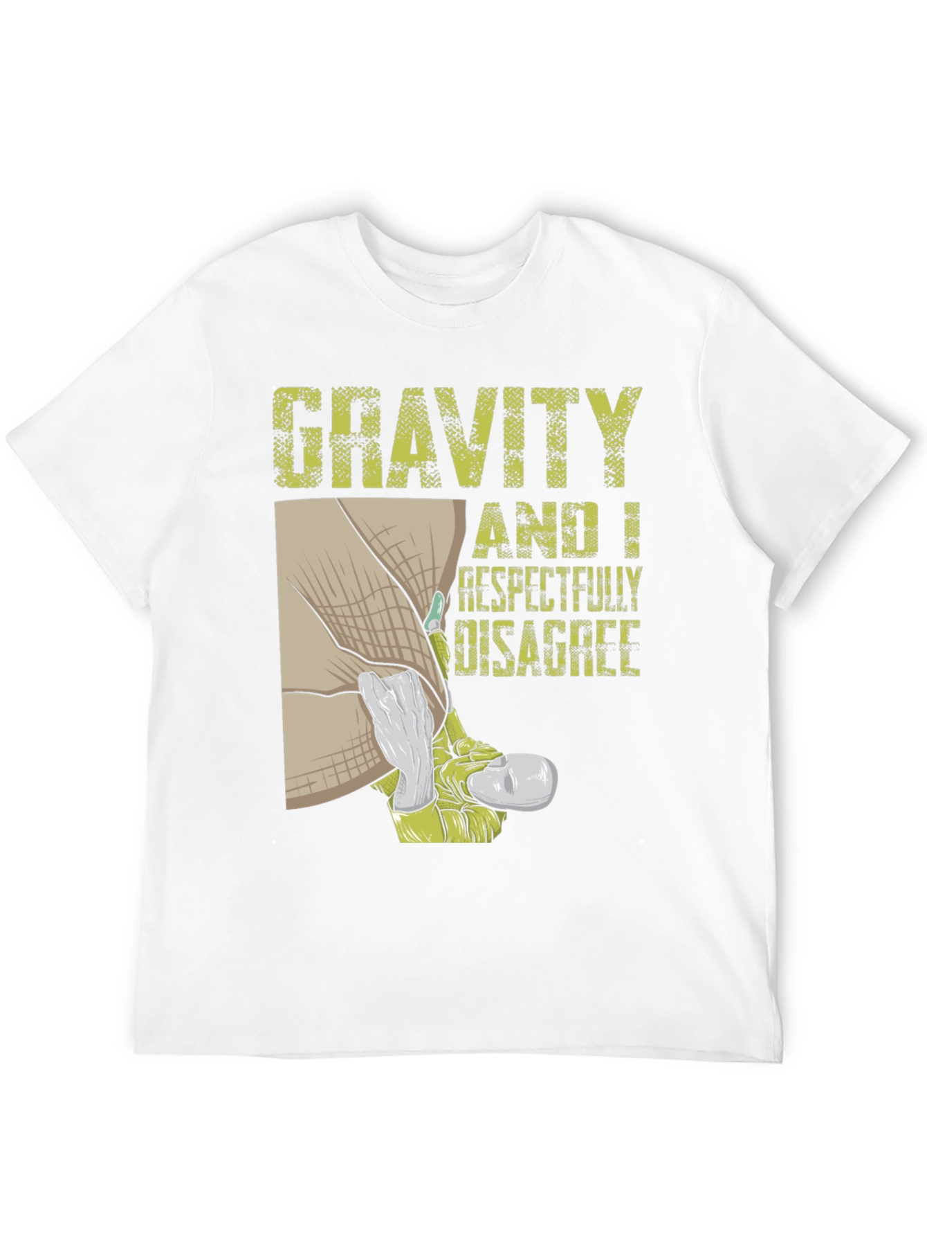 Black Gravity Disagree T-Shirt view 12