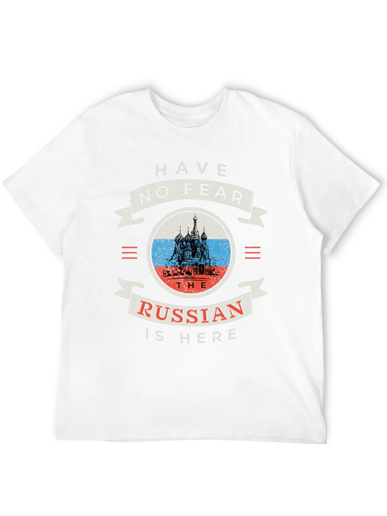 Have No Fear, The Russian Is Here Black T-Shirt - 12