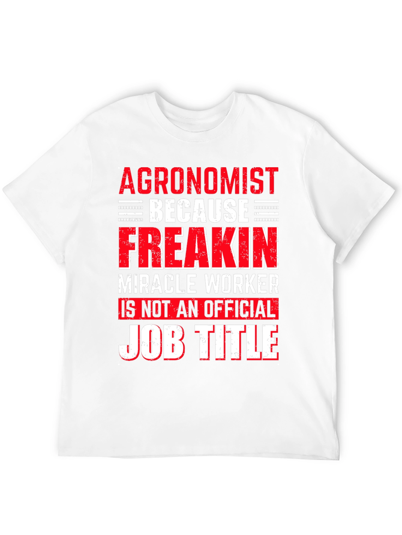 Black Agronomist T-Shirt Funny Job Title Graphic Tee view 12