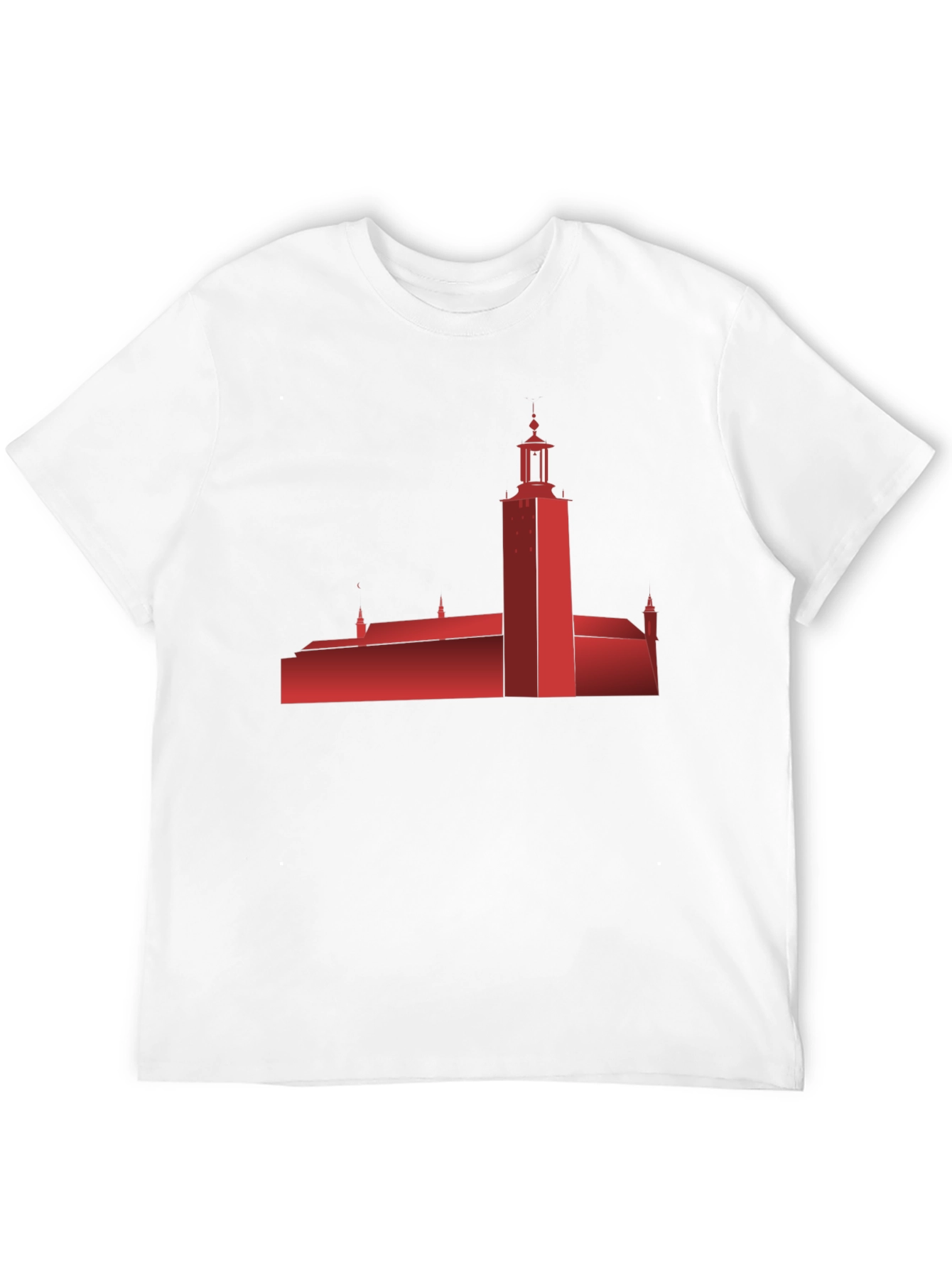 Stockholm City Hall Silhouette T-Shirt - 12