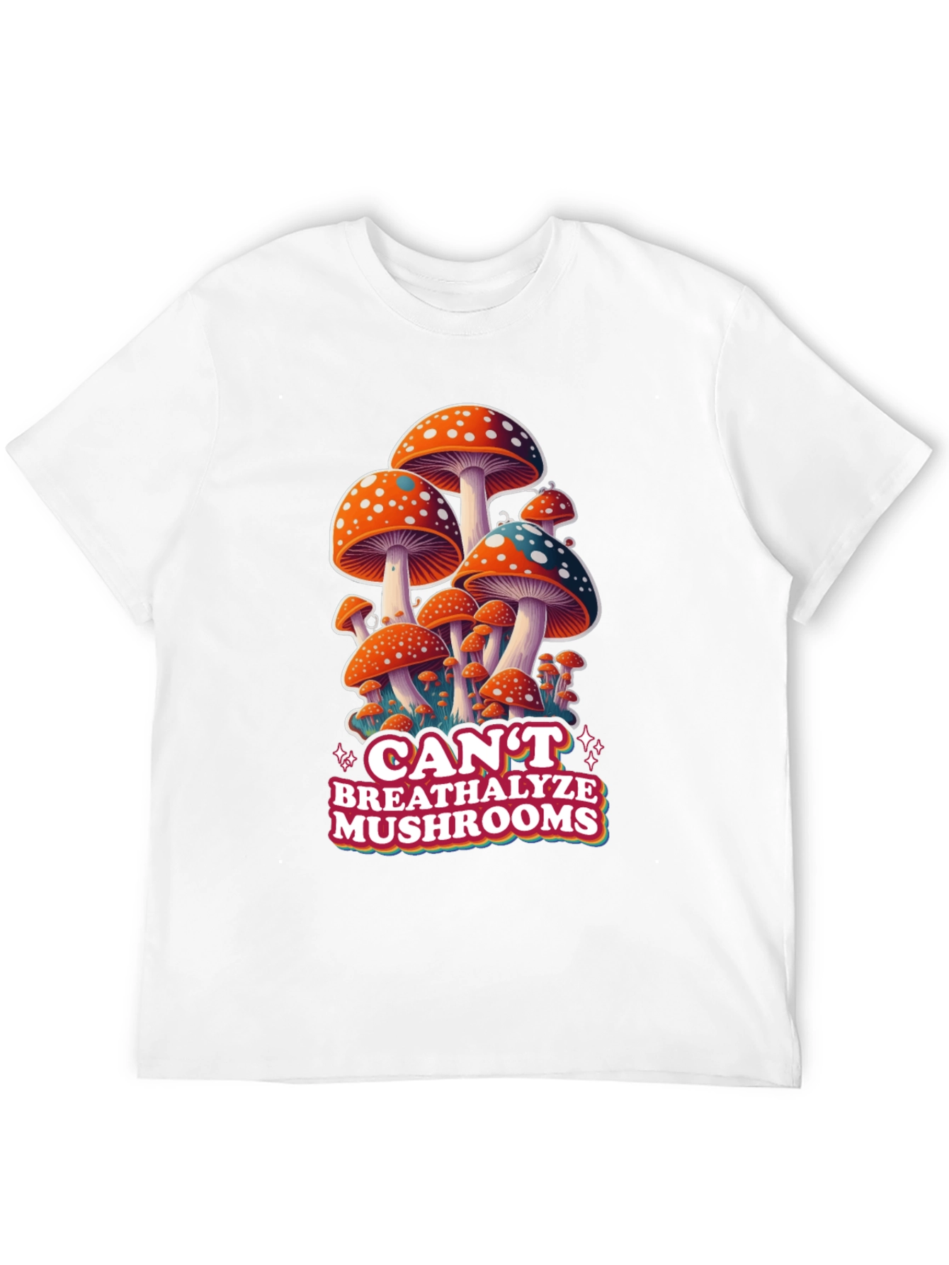 Black Mushroom Graphic T-Shirt view 12