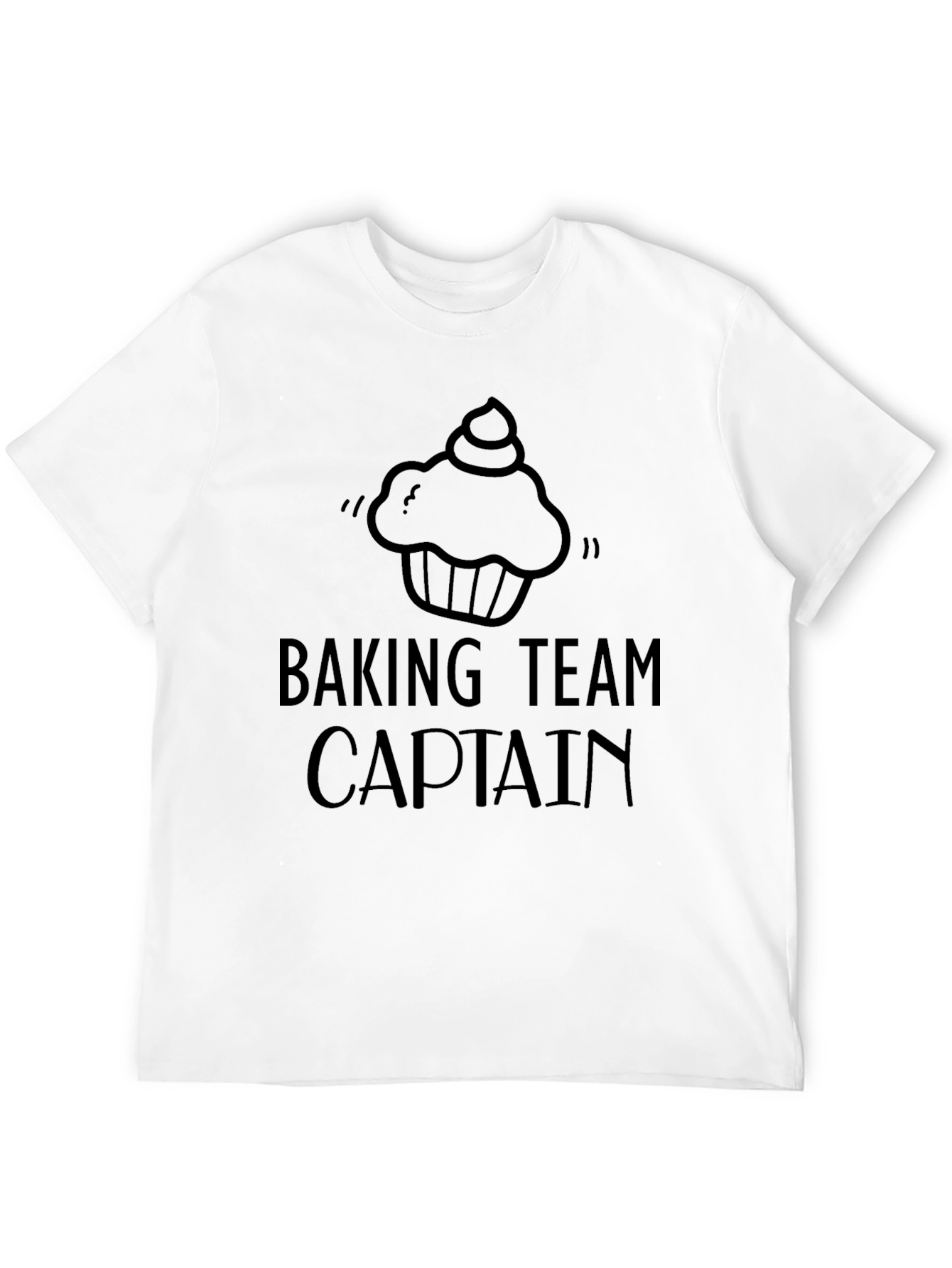 Black Baking Team Captain T-Shirt view 12