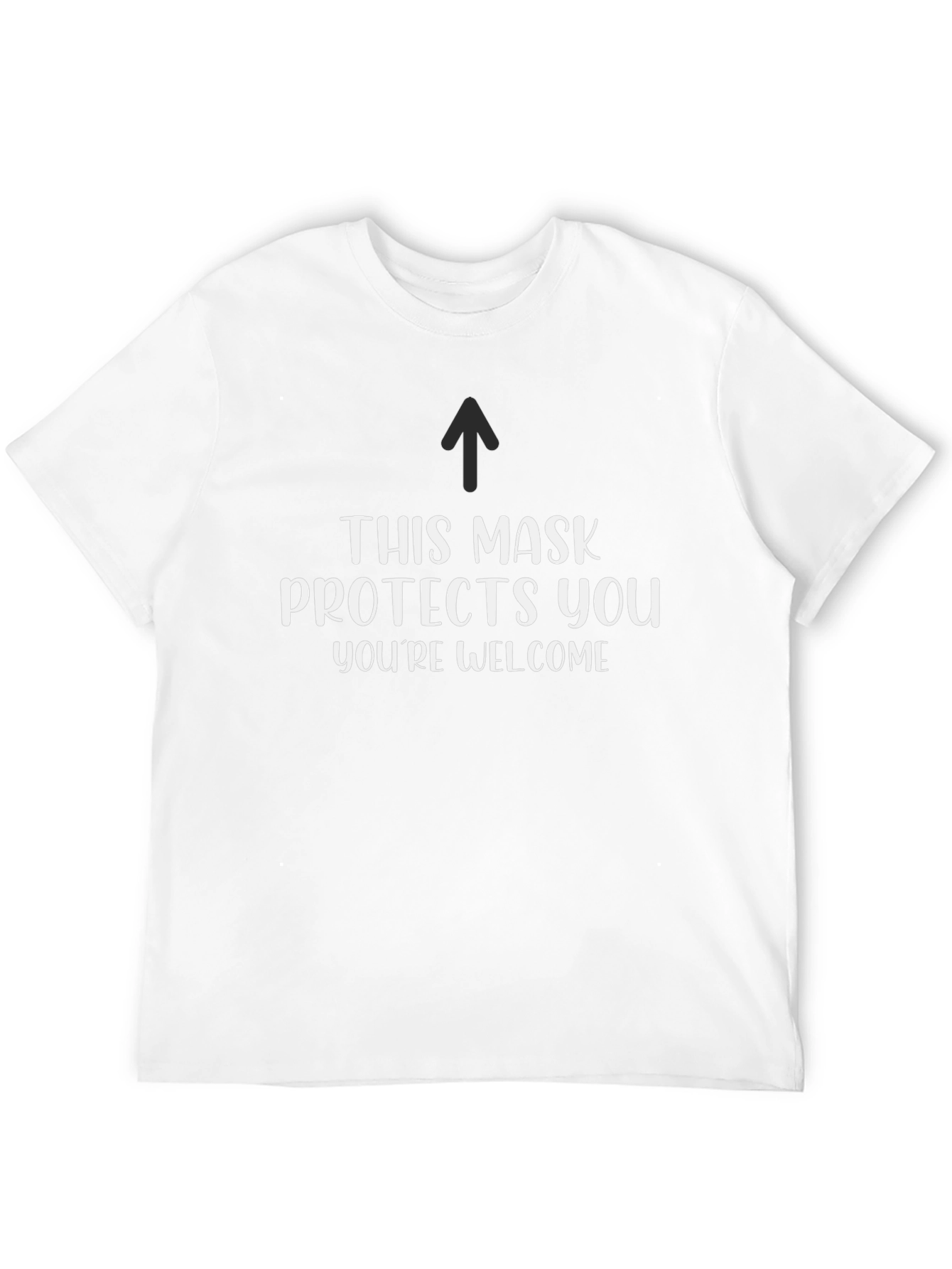 Black Funny This Mask Protects You Graphic T-Shirt view 12