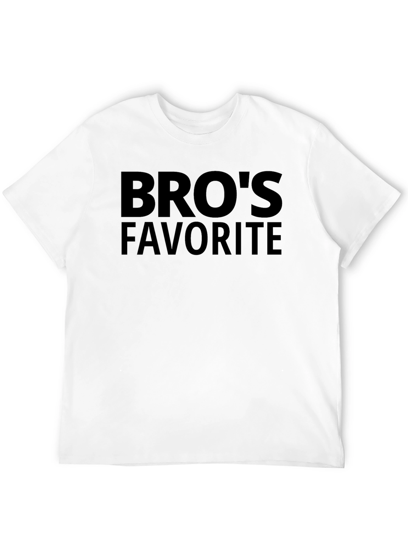 Black Bro's Favorite T-Shirt - Black Graphic Tee view 12