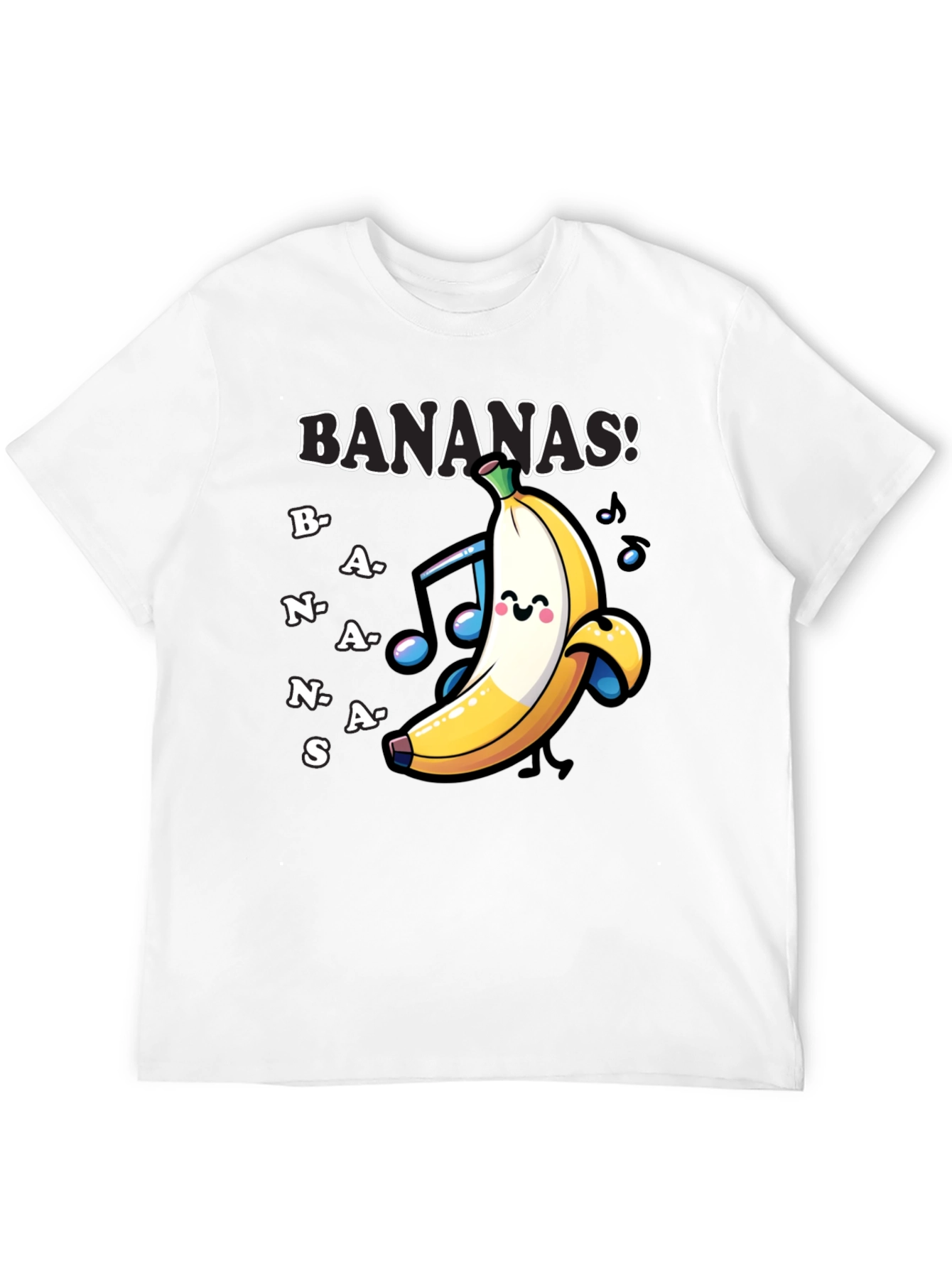 Black Fun 'Bananas!' Graphic Print T-Shirt view 12