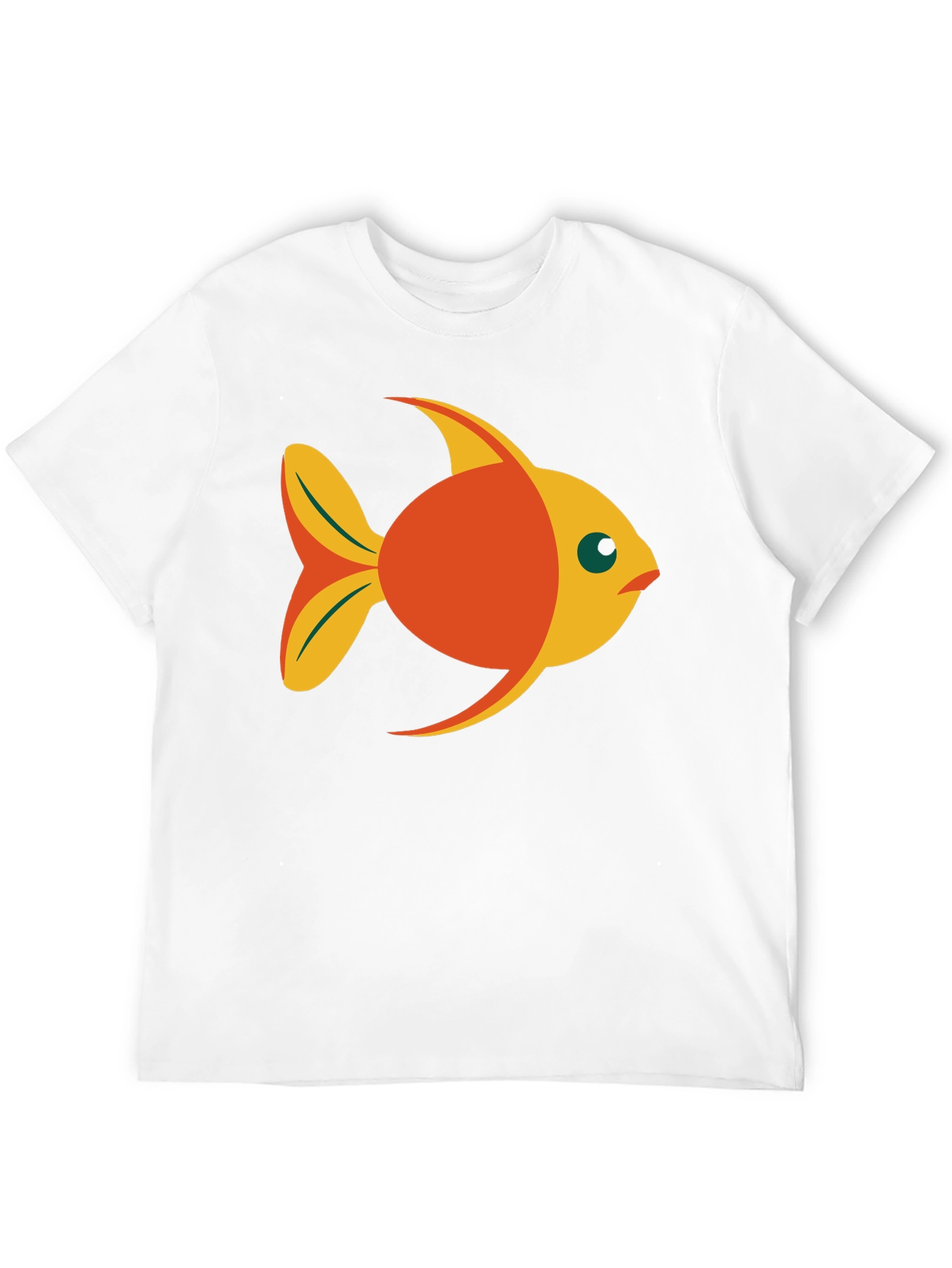 Black Fish Graphic Black T-Shirt - Fun Casual Wear view 12