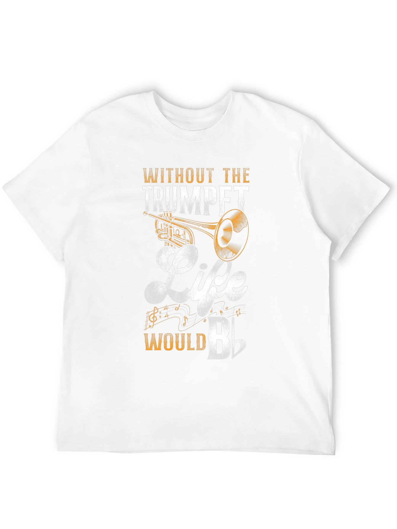 Black Trumpet Life Men's Graphic Tee - Musician T-Shirt view 12