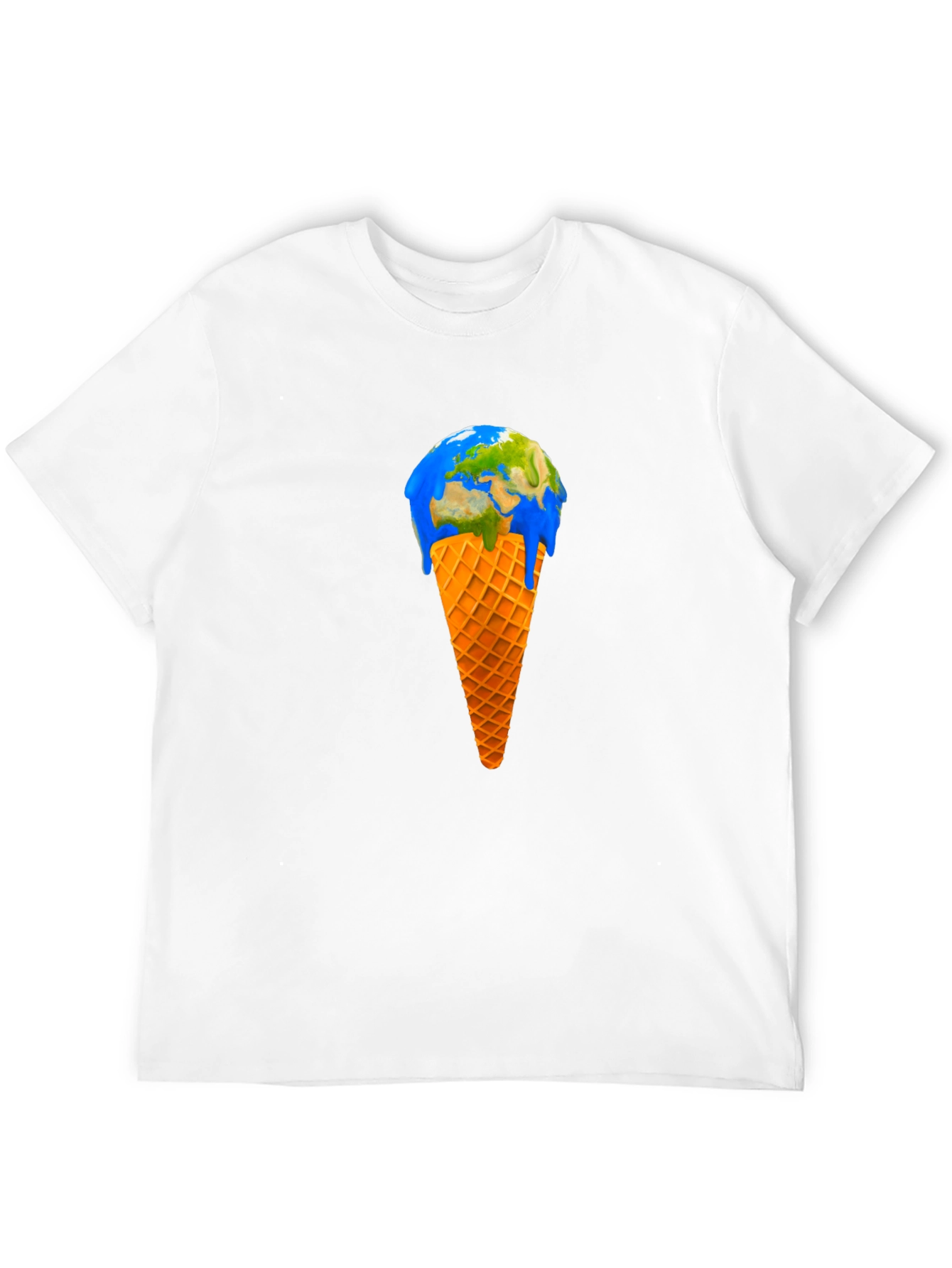 Black Earth Ice Cream Cone Graphic Tee view 12