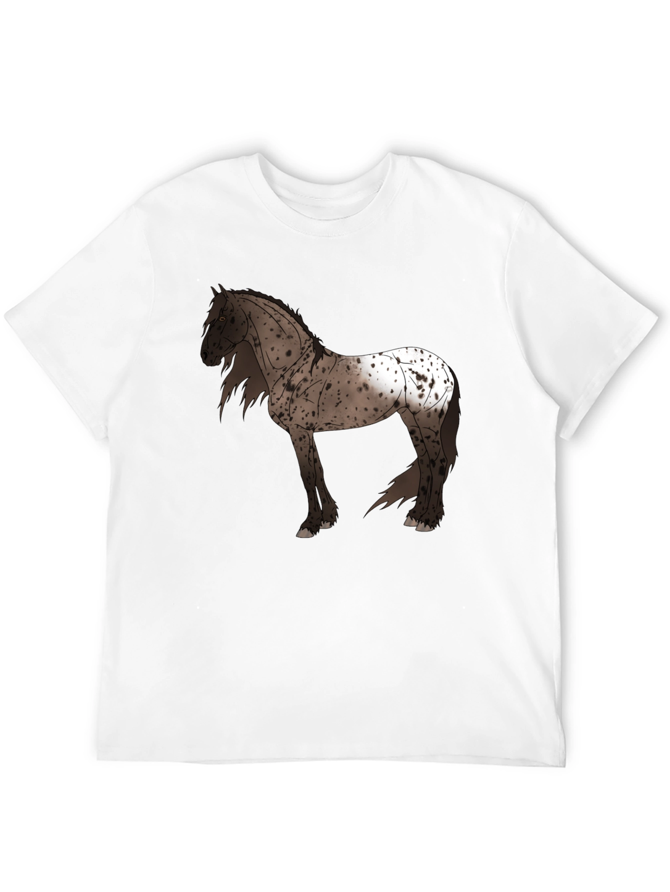 Black Horse Graphic Tee - Stylish Men's Black T-Shirt view 12