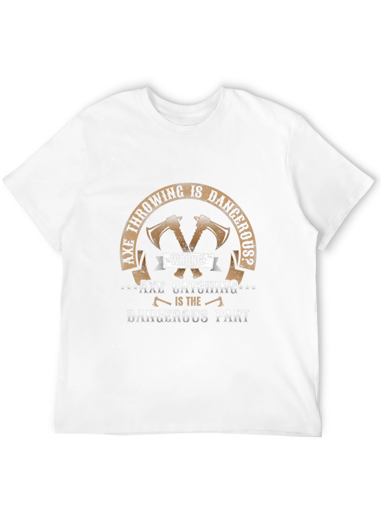 Black Axe Throwing Funny T-Shirt view 12