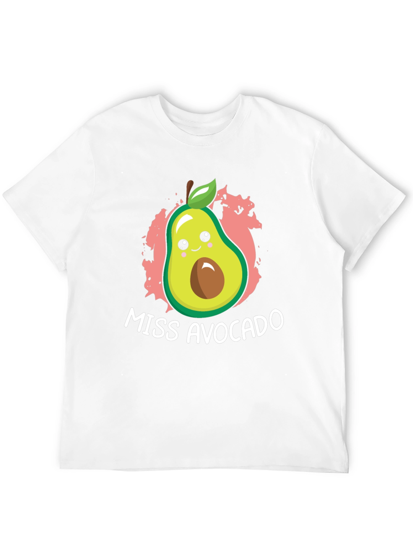 Black Miss Avocado Graphic Tee - Fun & Unique Black T-Shirt view 12