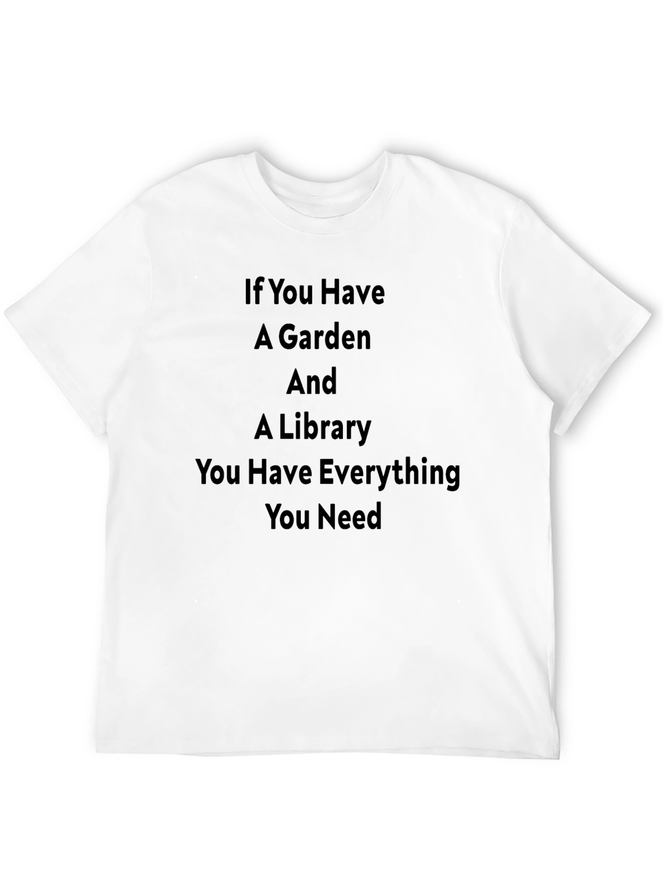 Black Garden & Library T-Shirt - Everything You Need view 12