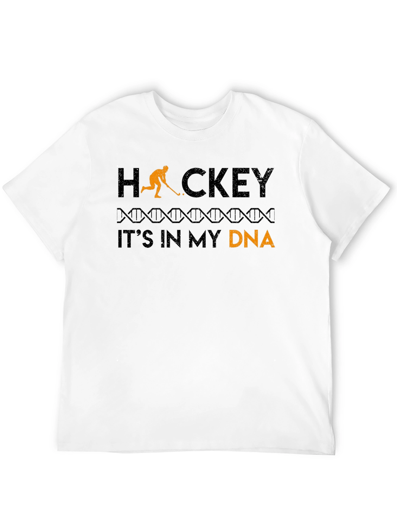 Black Hockey DNA Graphic T-Shirt view 12