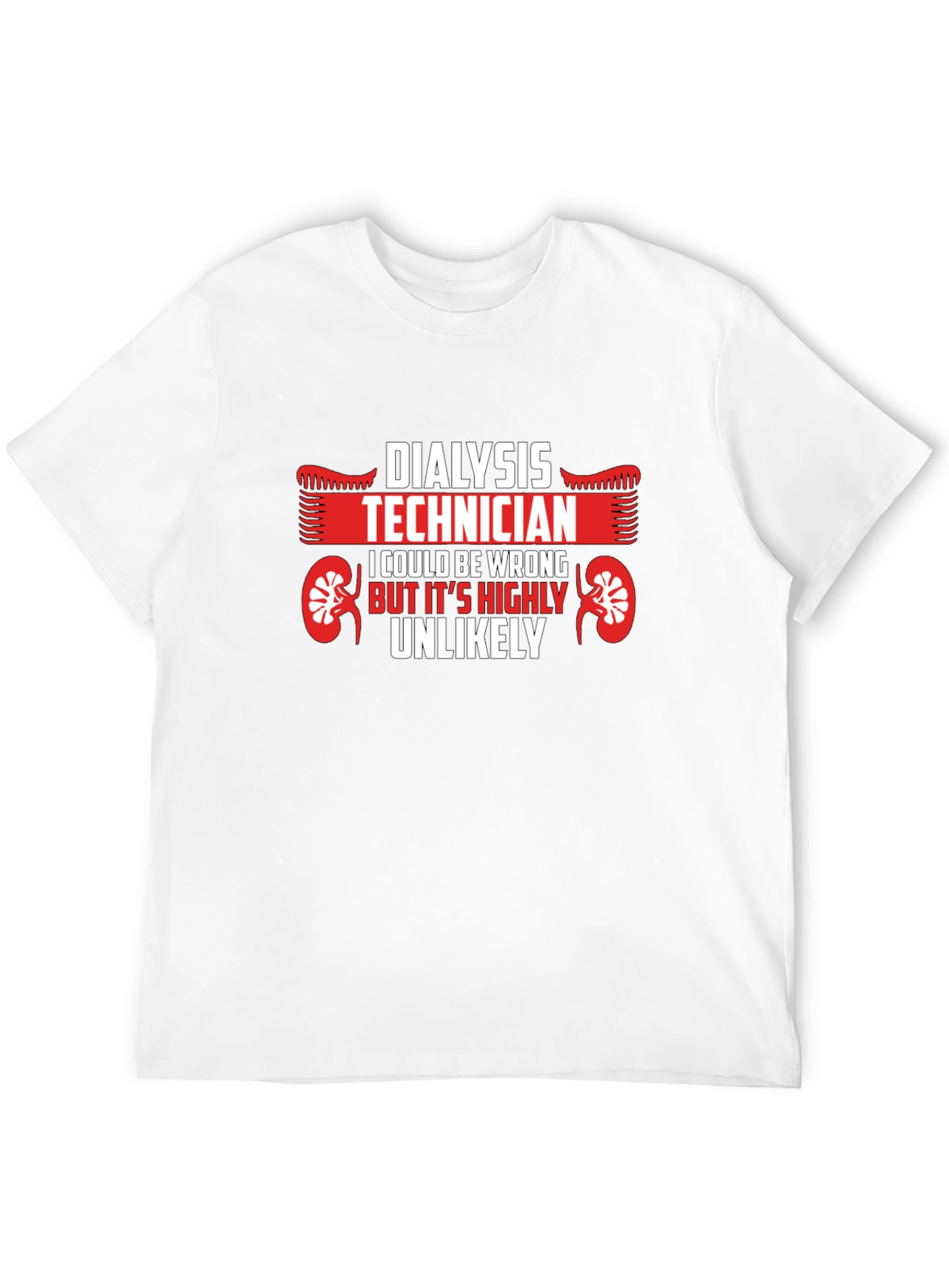Black Dialysis Technician T-Shirt: Funny & Unique Gift view 12