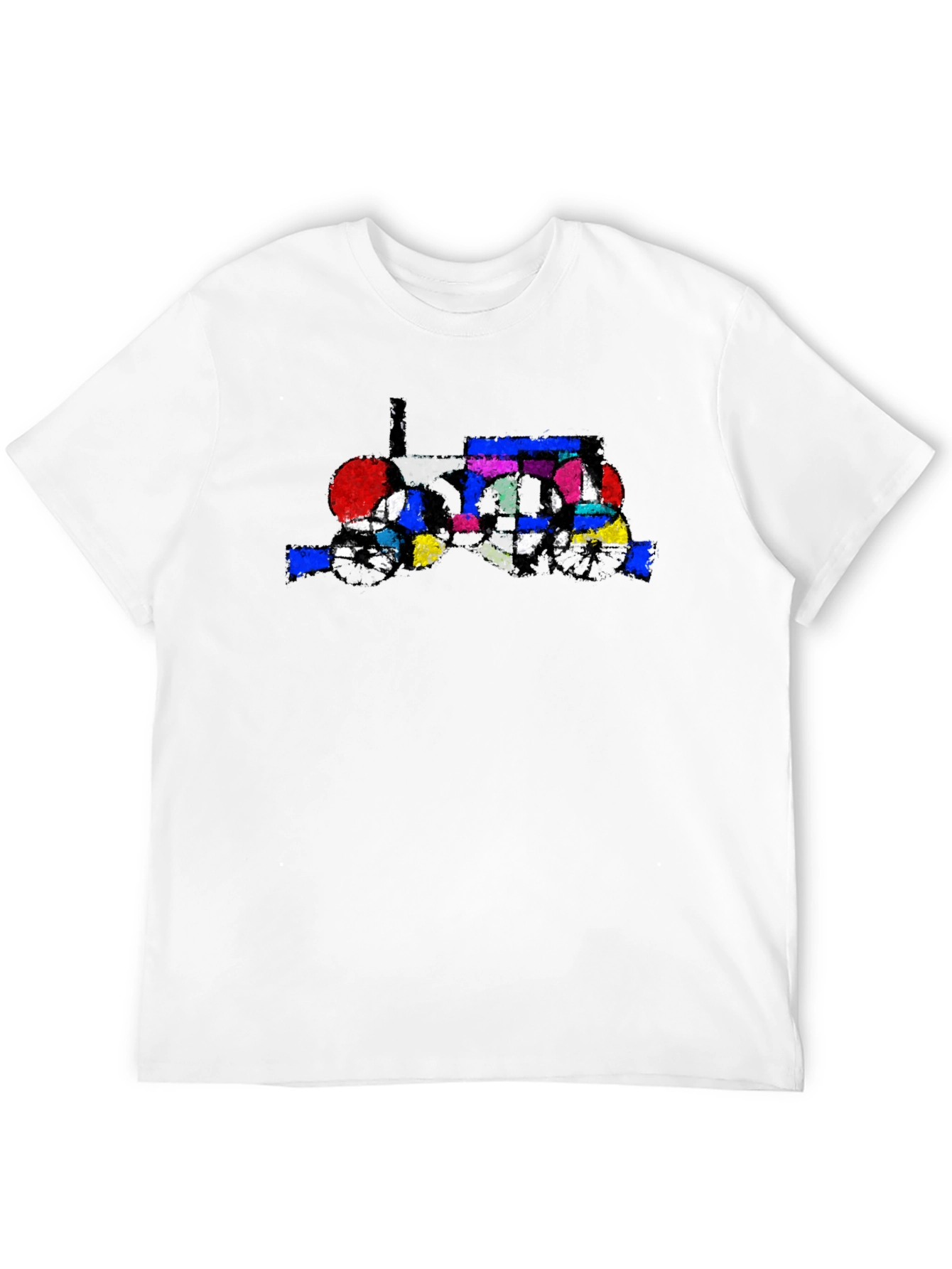 Colorful Tractor Graphic Tee - 12