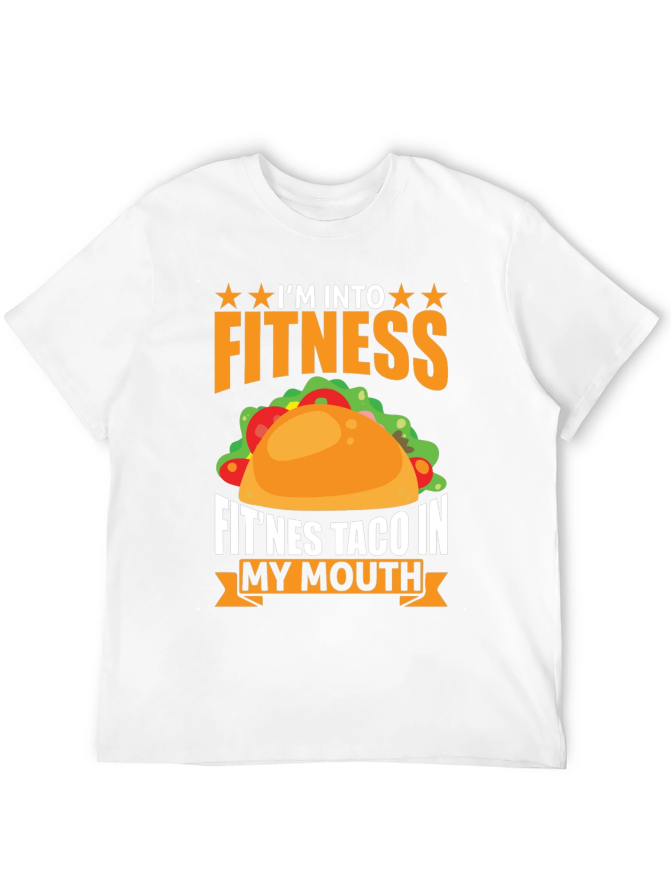 Black Fitness Taco Graphic T-Shirt Funny Foodie Tee view 12