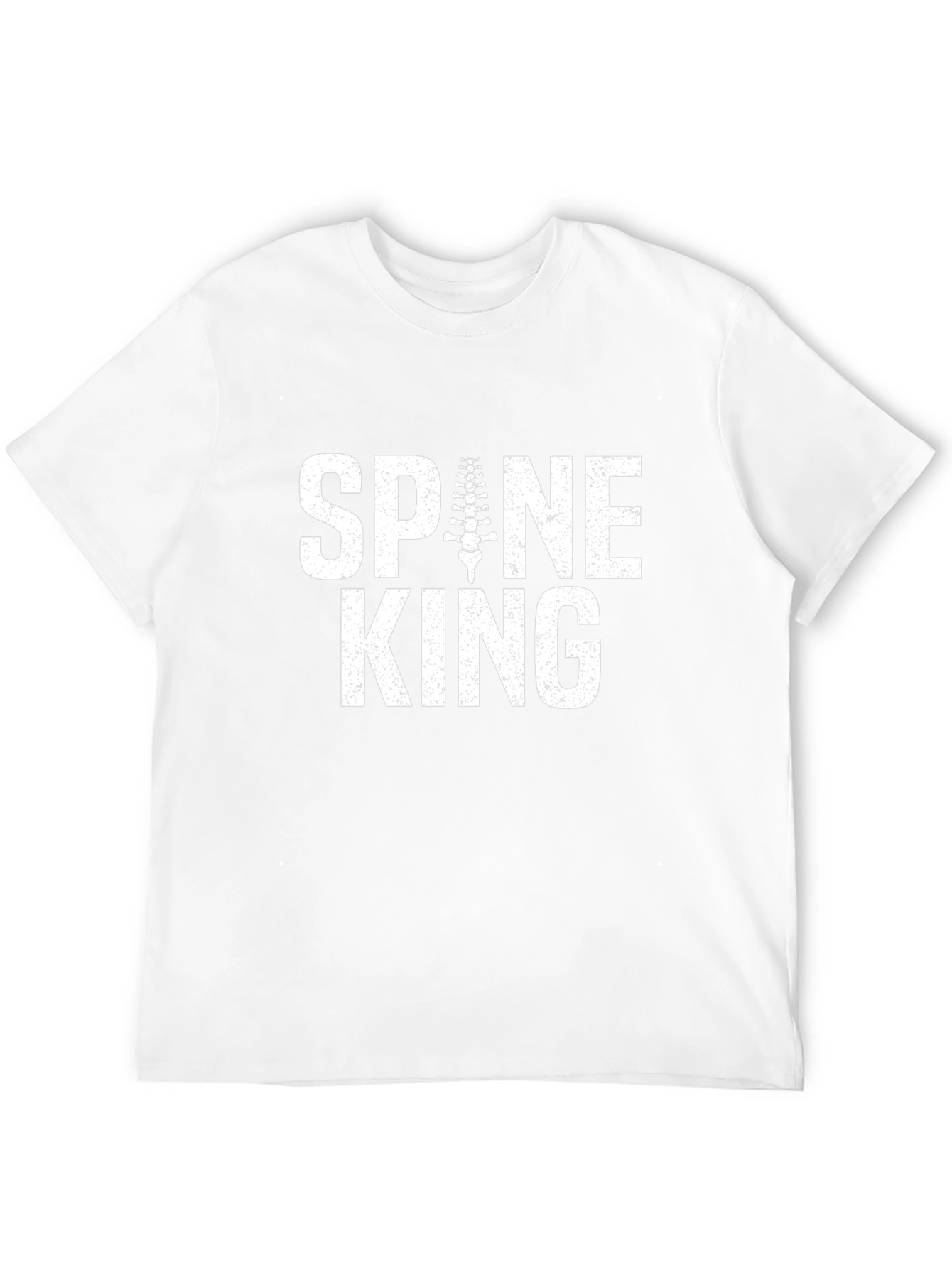 Black Spine King Graphic Tee - Chiropractic Humor Shirt view 12