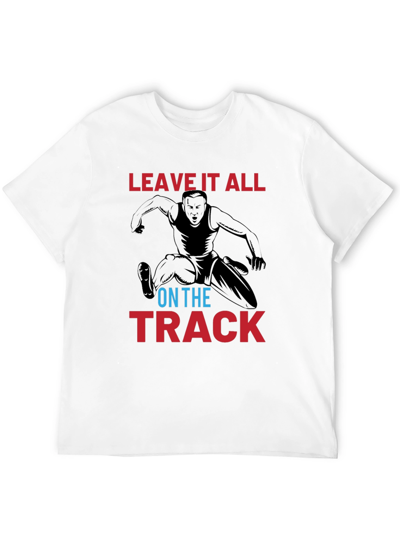 Leave it All on the Track Graphic Tee - 12