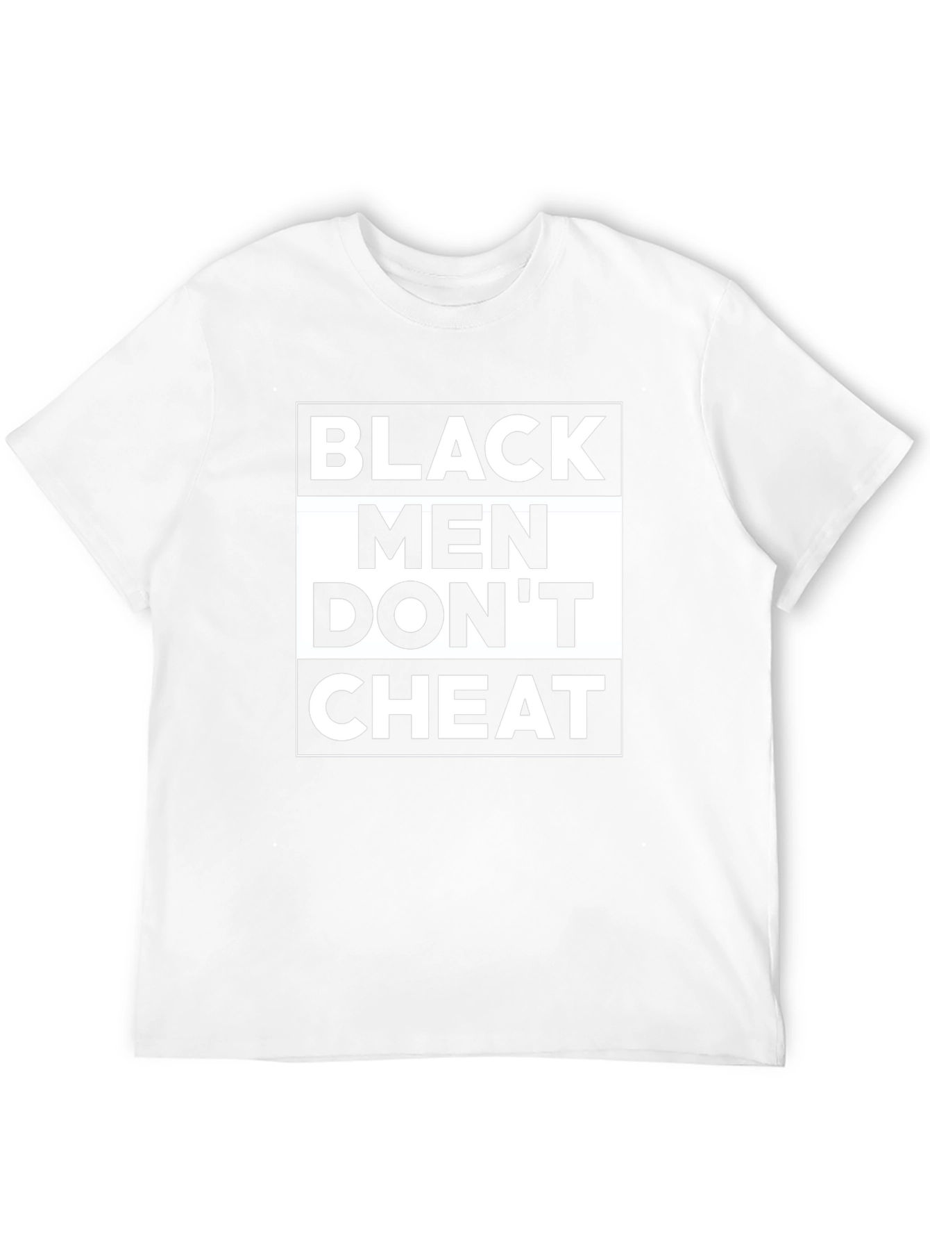 Black Black Men Don't Cheat T-Shirt view 12
