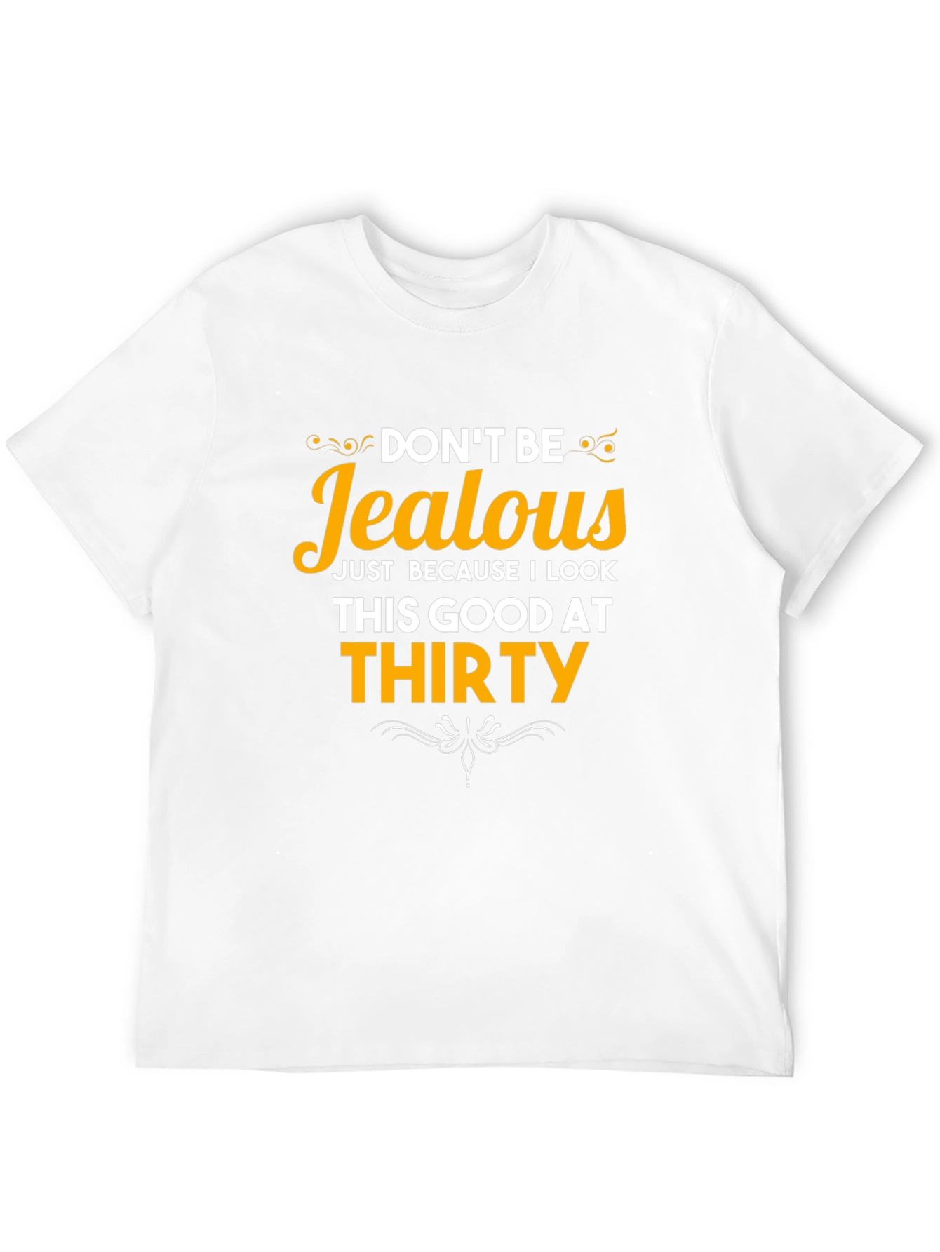 Black Don't Be Jealous Thirty T-Shirt view 12