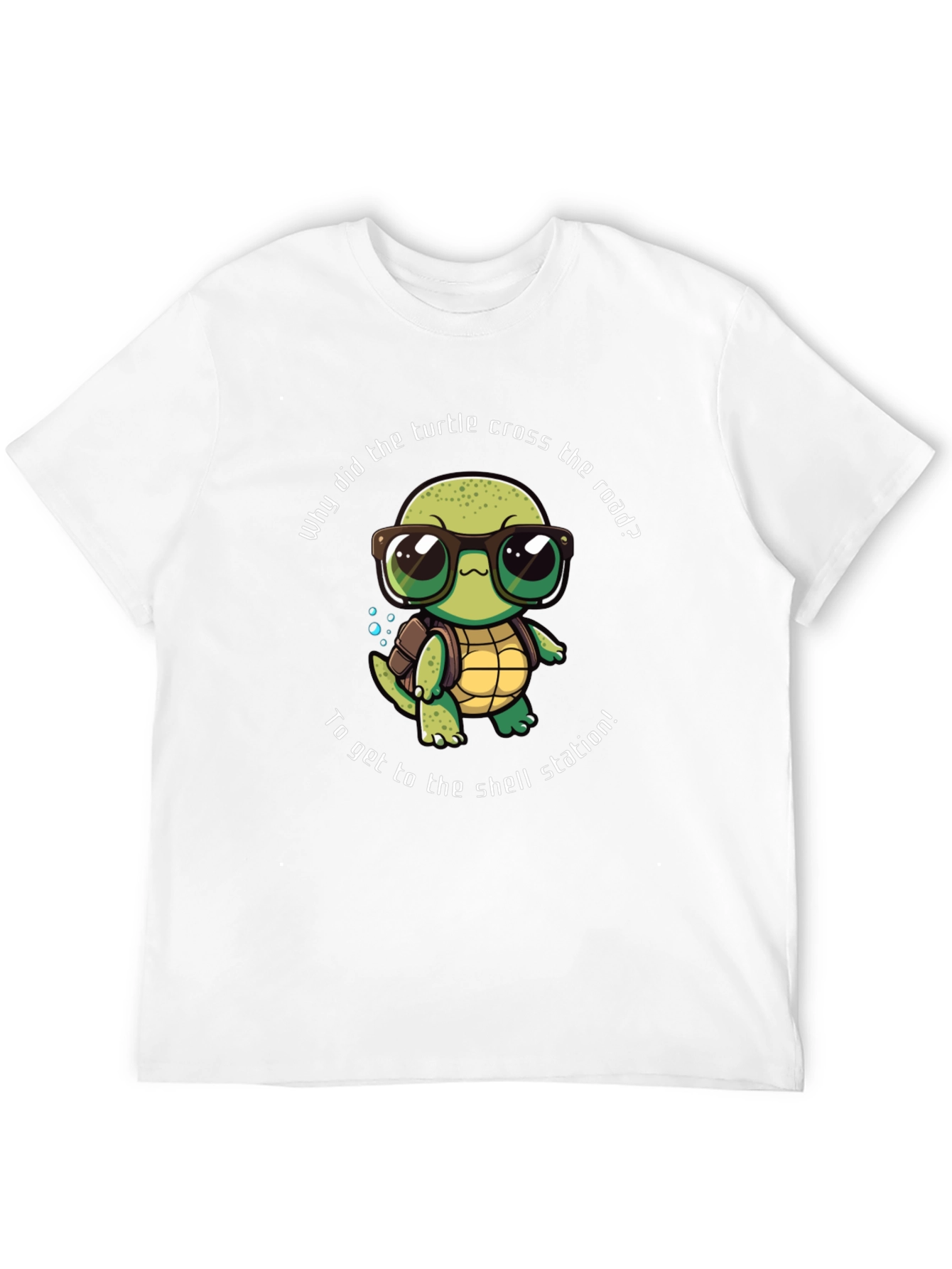 Black Turtle Shell Station Graphic T-Shirt view 12