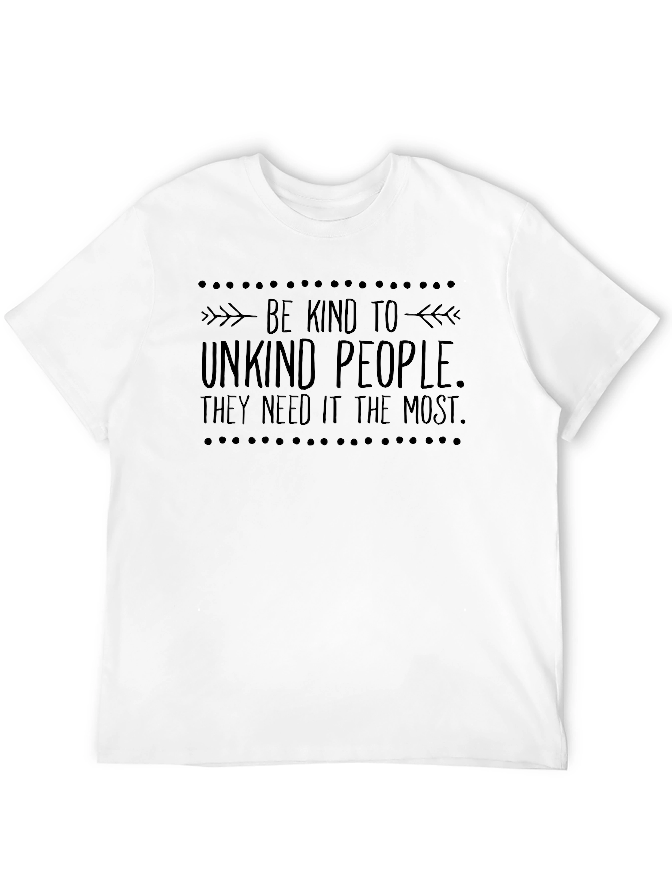 Black Be Kind To Unkind People Black T-Shirt view 12