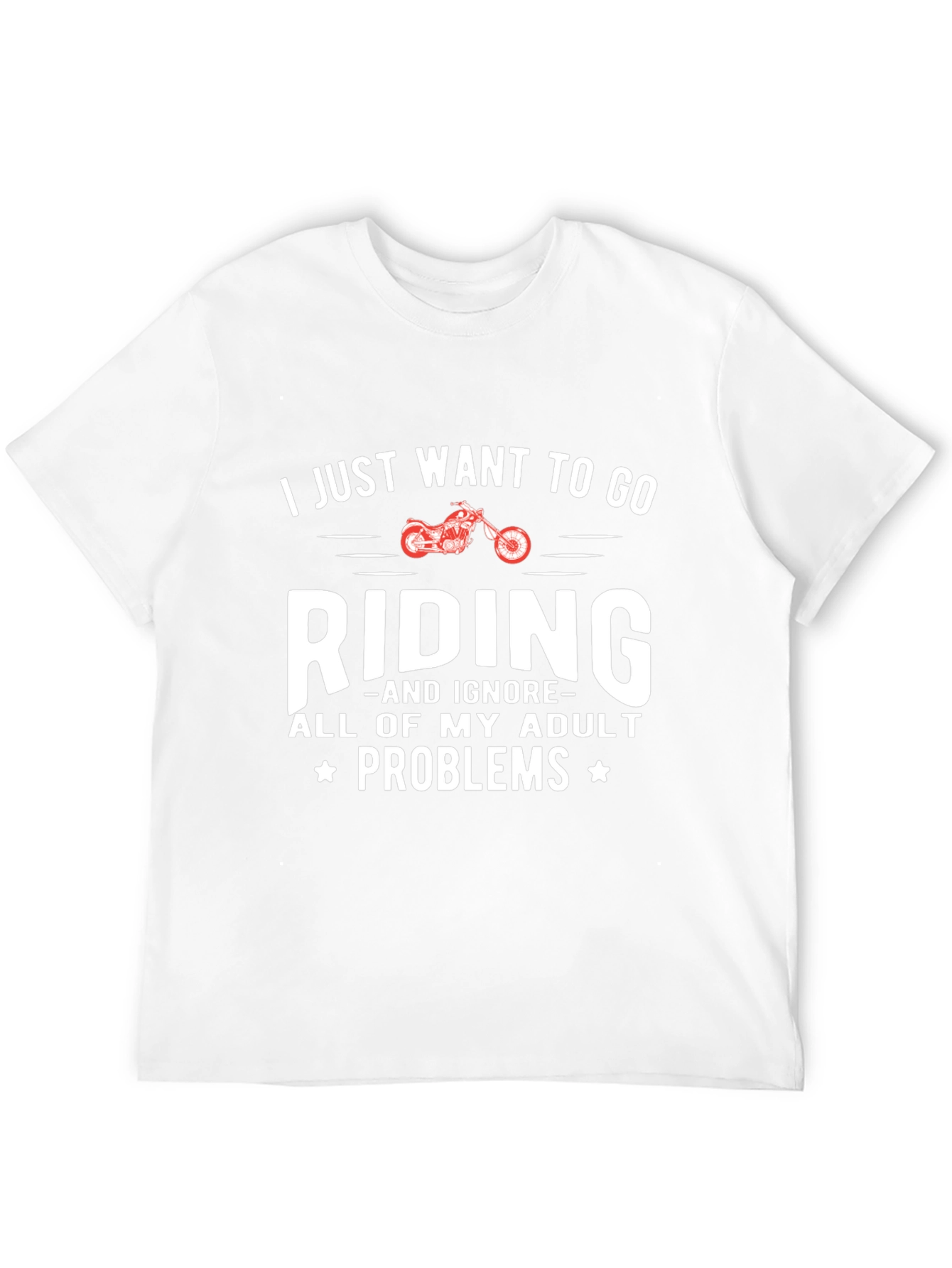Ride Adult Problems Away Graphic T-Shirt - 12