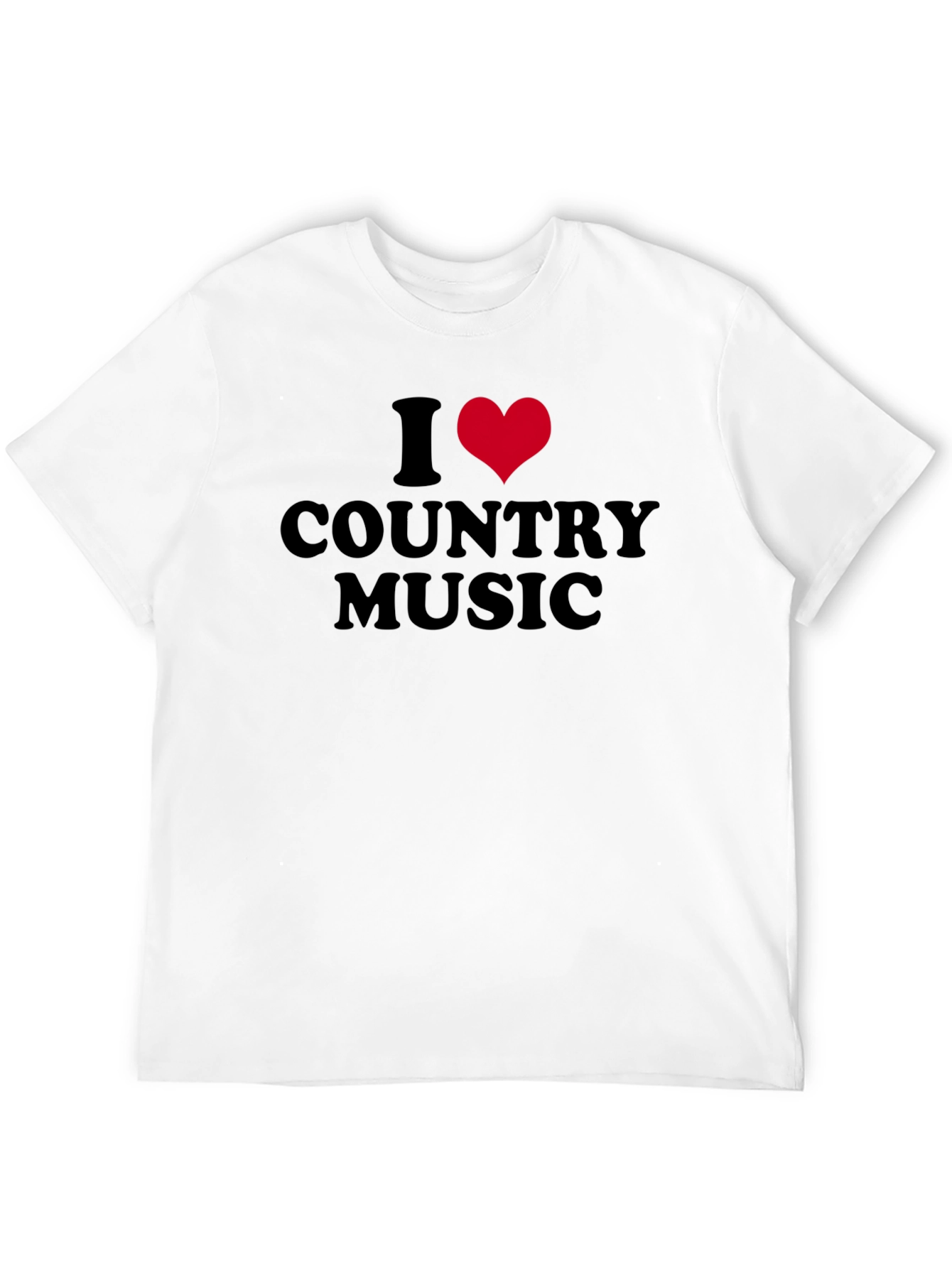 Black I Heart Country Music Black Tee view 12