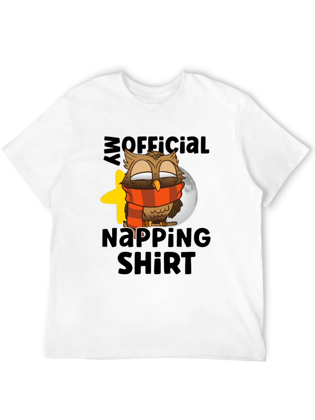 Black My Official Napping Shirt - Owl Design view 12